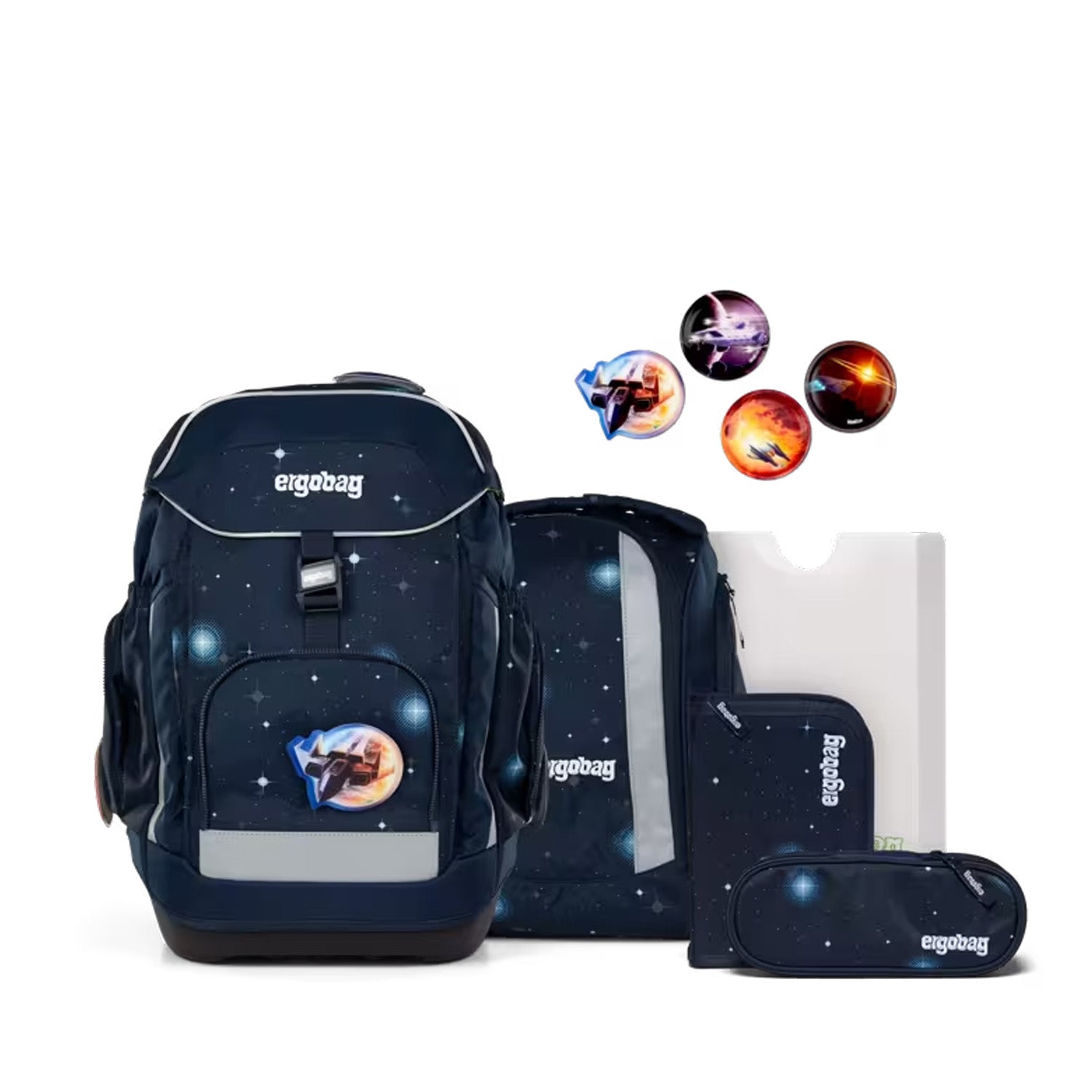 Ergobag Maxi Schulrucksack-Set 6-teilig