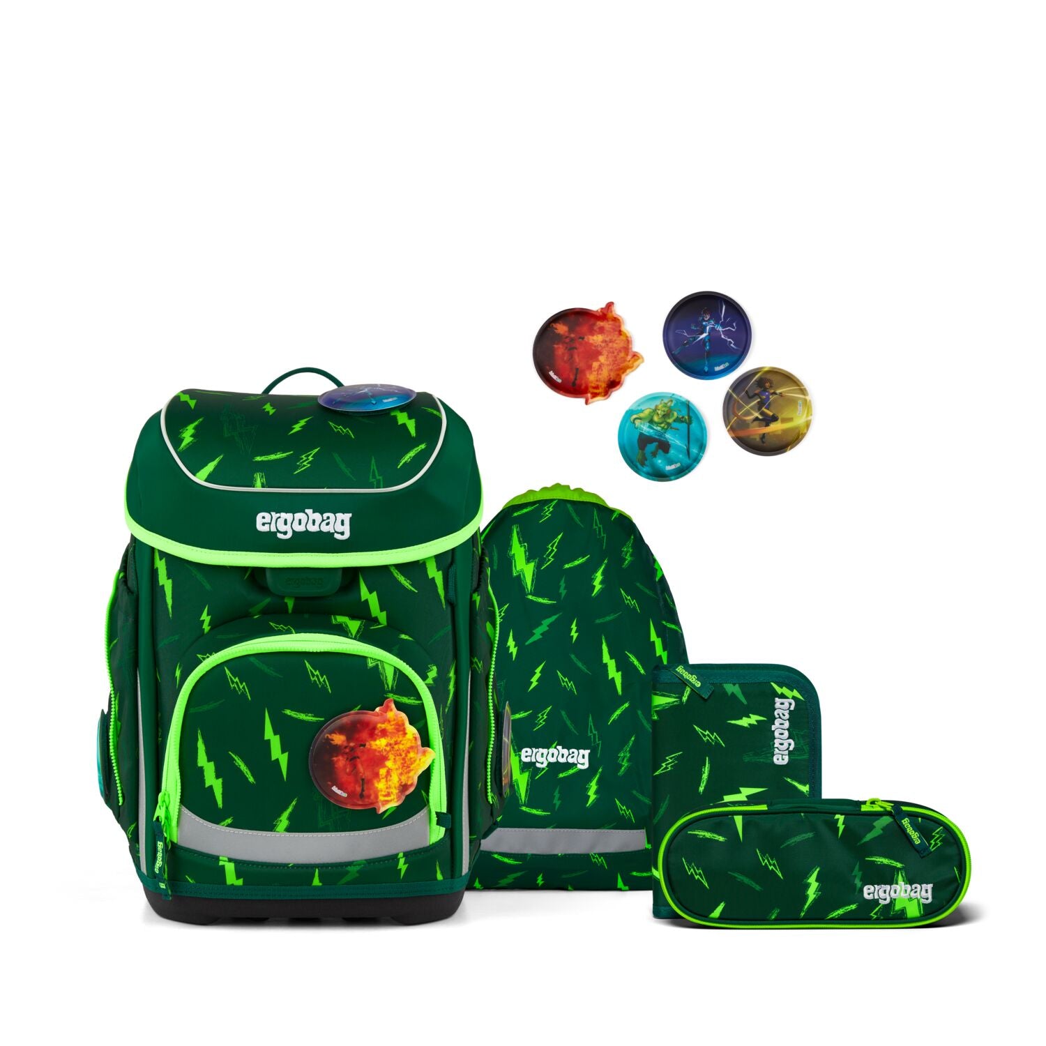 Ergobag Cubo Schulranzen Set 5-teilig