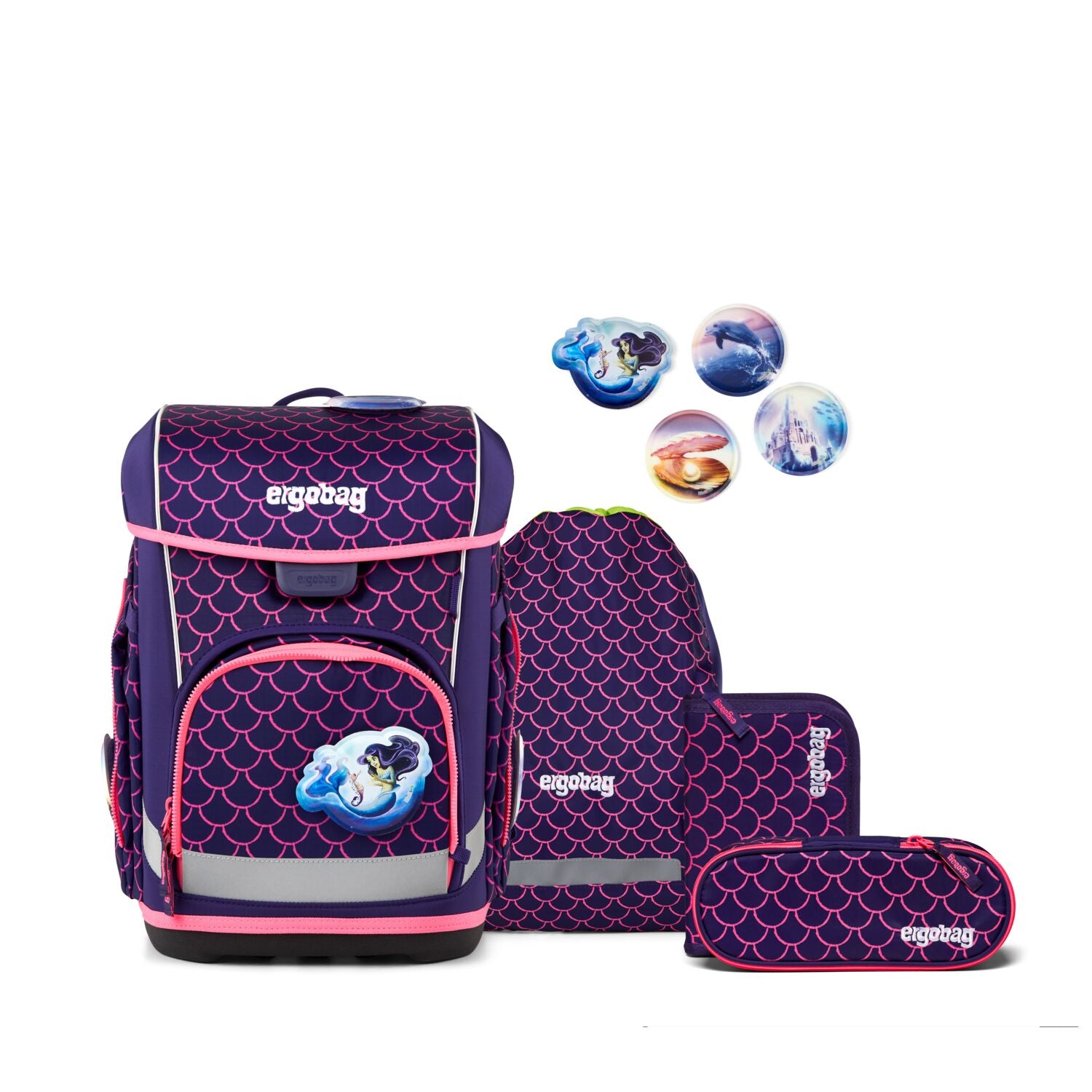 Ergobag Cubo Light Schulranzen-Set 5-teilig