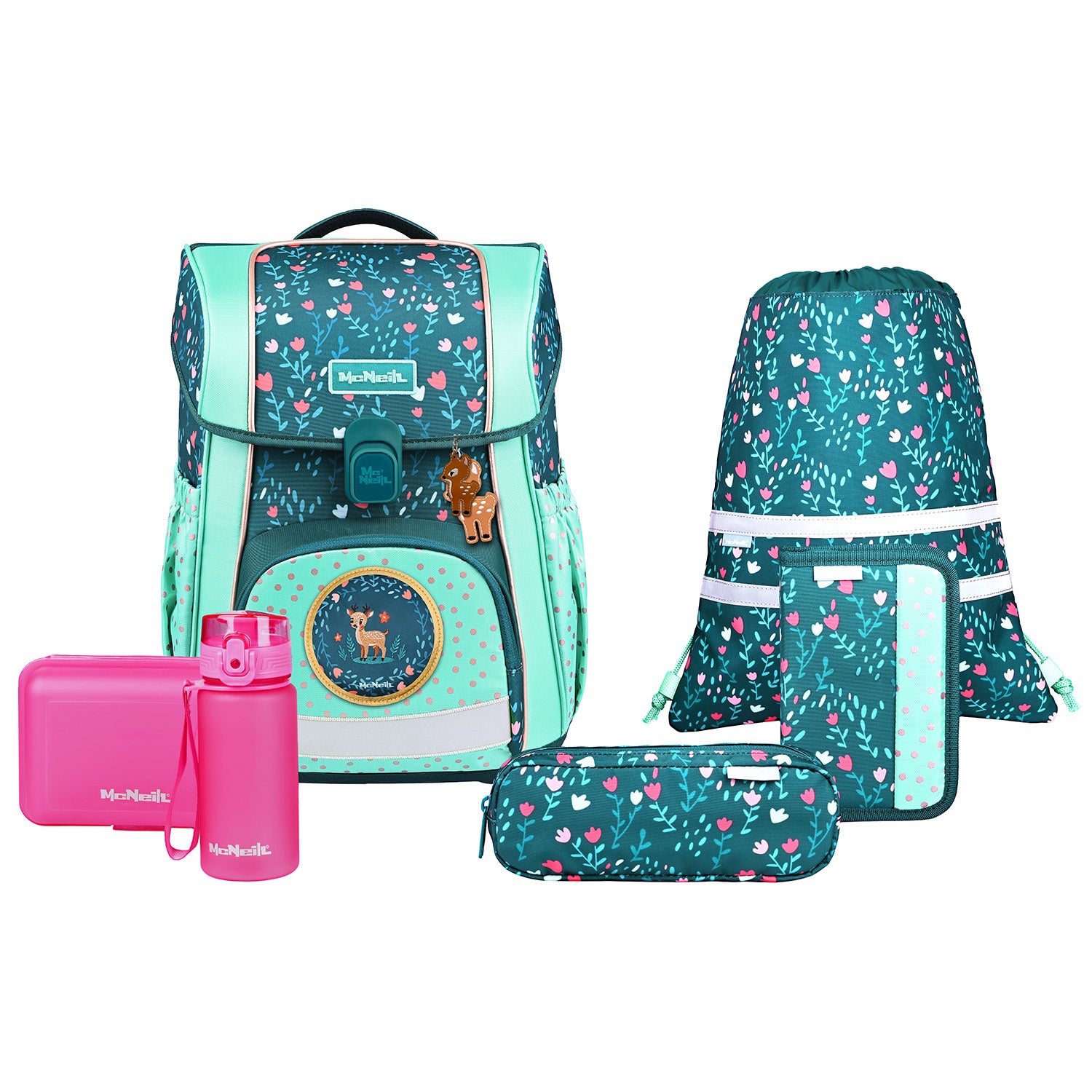 McNeill Bravo Schulranzen-Set 9-teilig