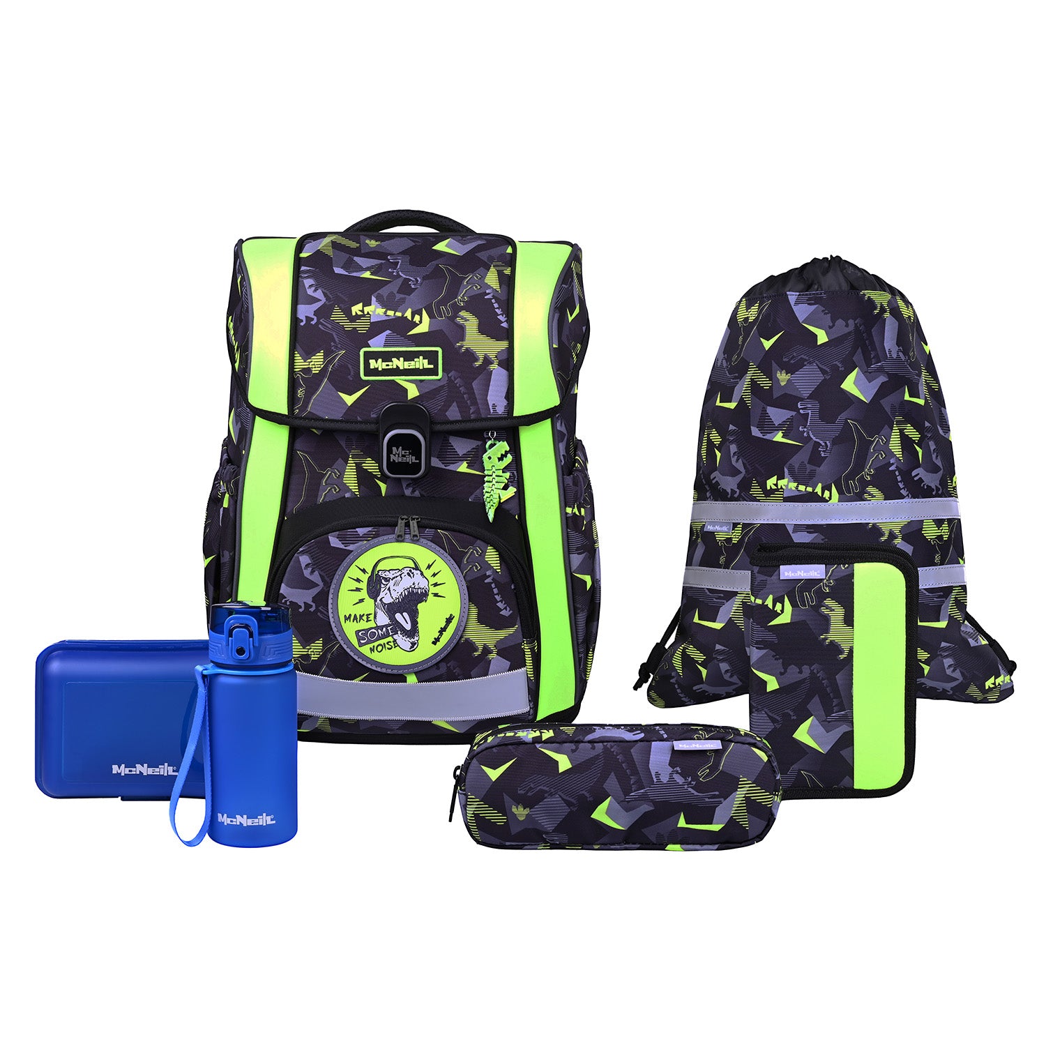 McNeill Bravo Schulranzen-Set 9-teilig