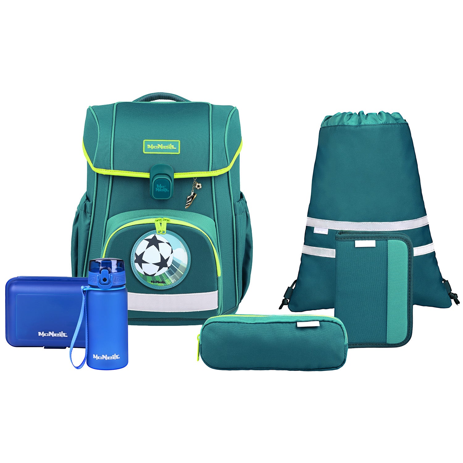 McNeill Bravo Schulranzen-Set 9-teilig