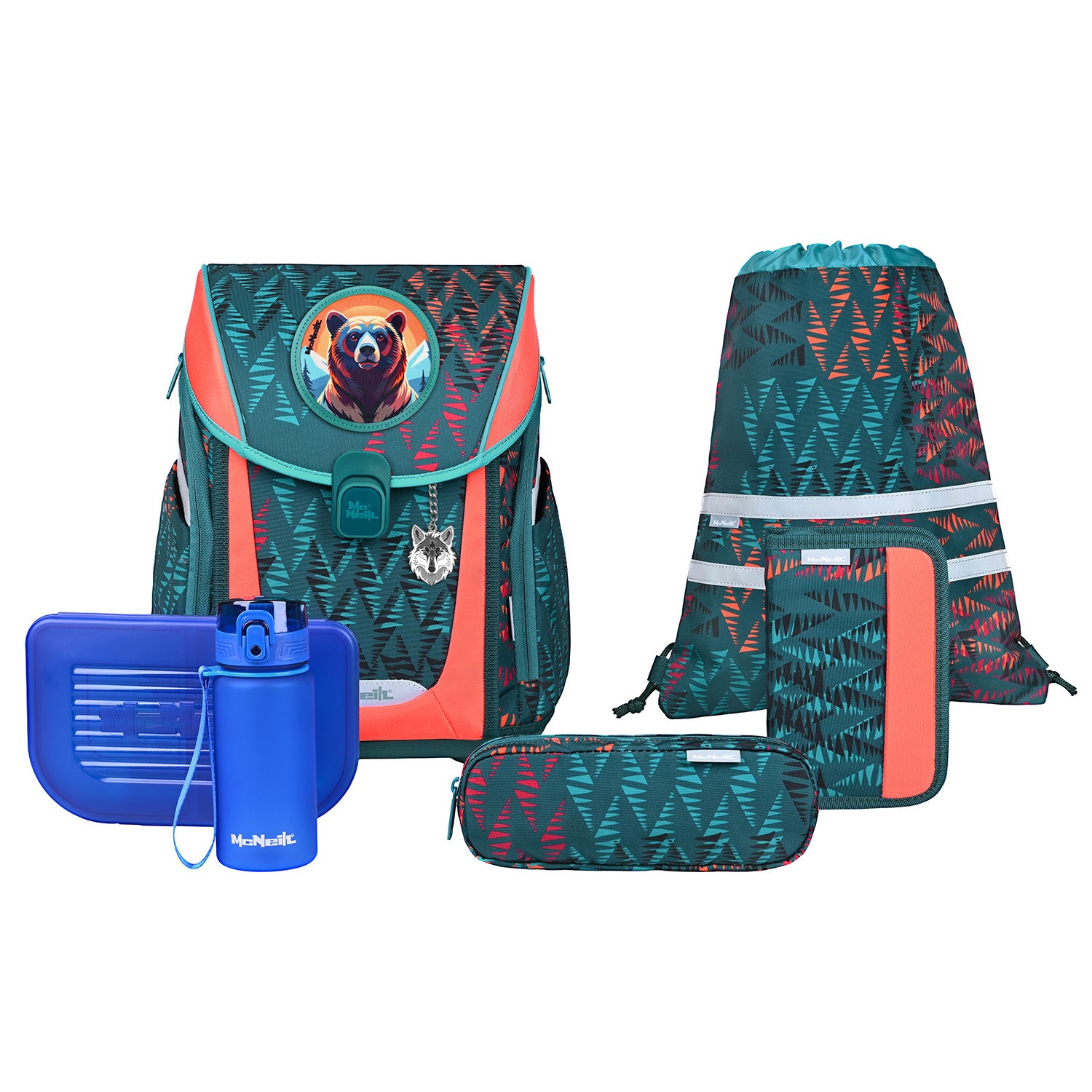 McNeill Primo Schulranzen-Set 9-teilig