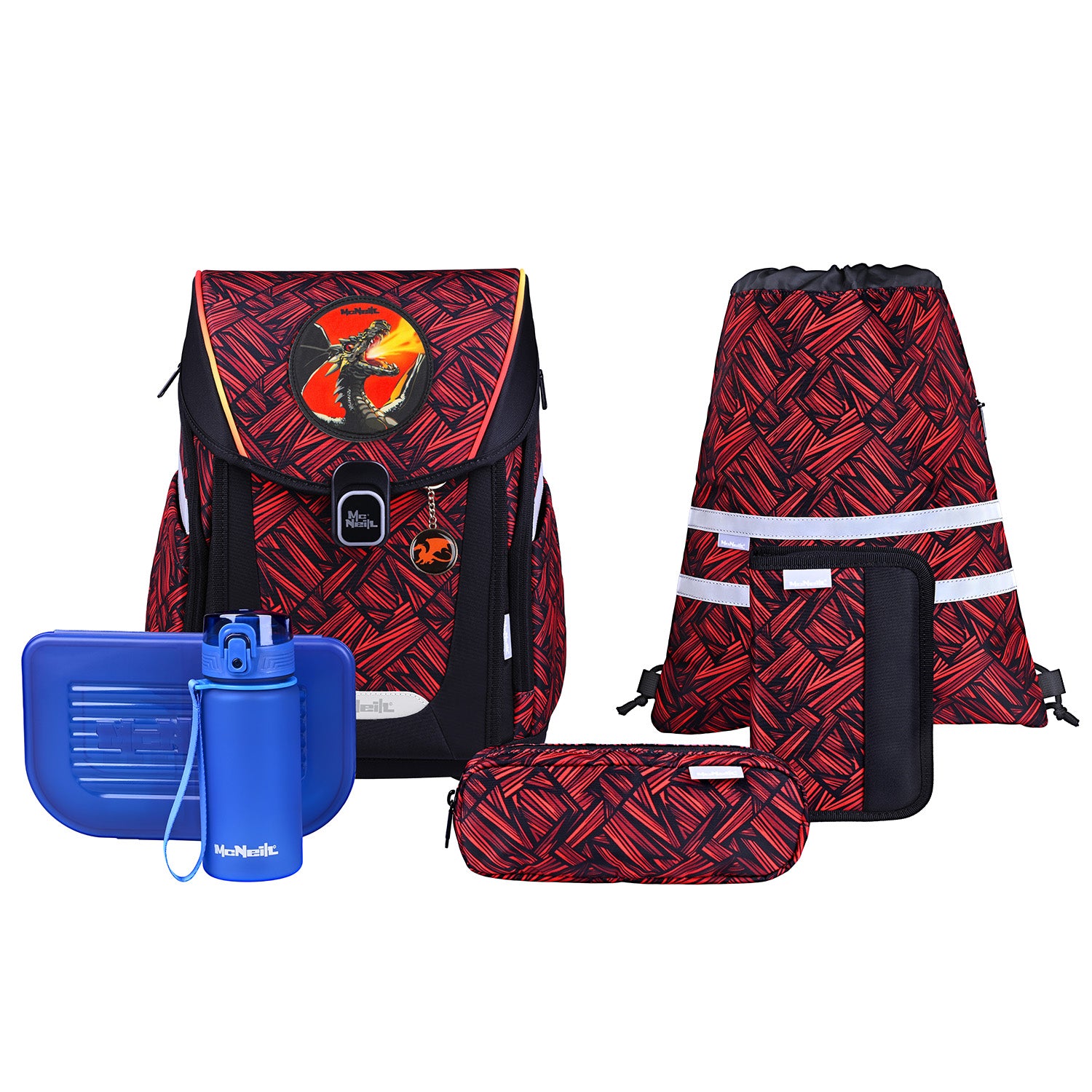 McNeill Primo Schulranzen-Set 9-teilig