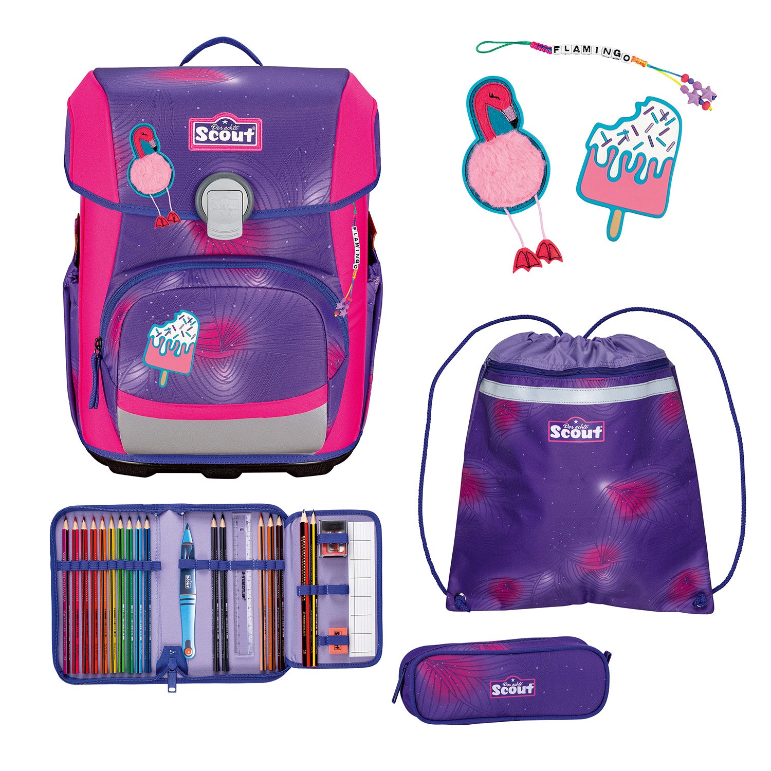 Scout Neo Schulranzen-Set 4-teilig