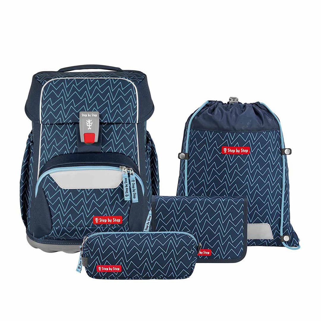 Step by Step Basis Schulranzen Set 4-teilig