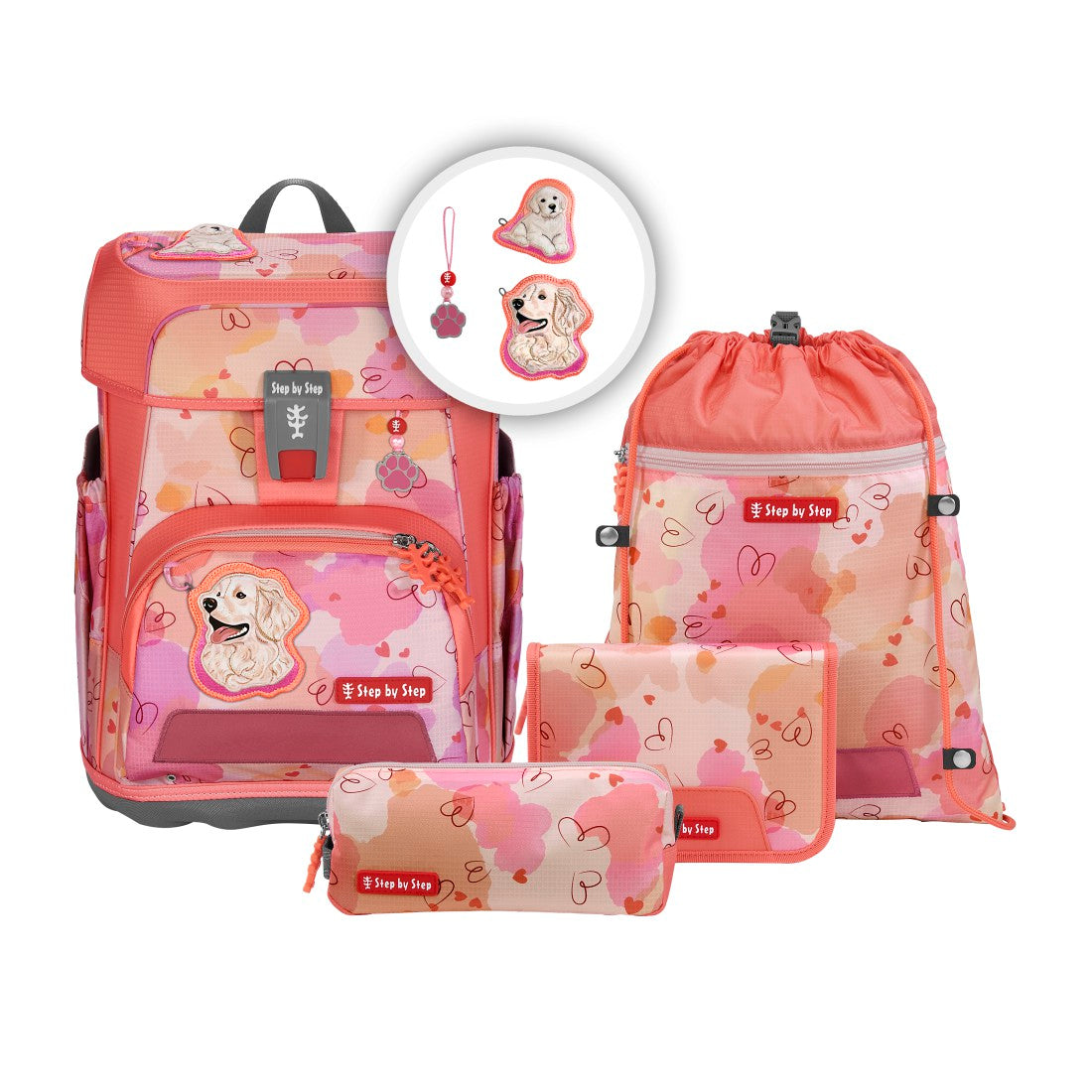 Step by Step Cloud - Schulranzen-Set 5-teilig
