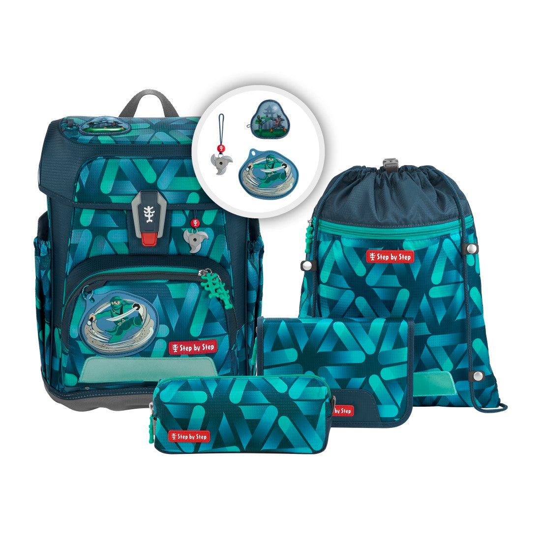 Step by Step Cloud Flash Schulranzen Set 5-teilig