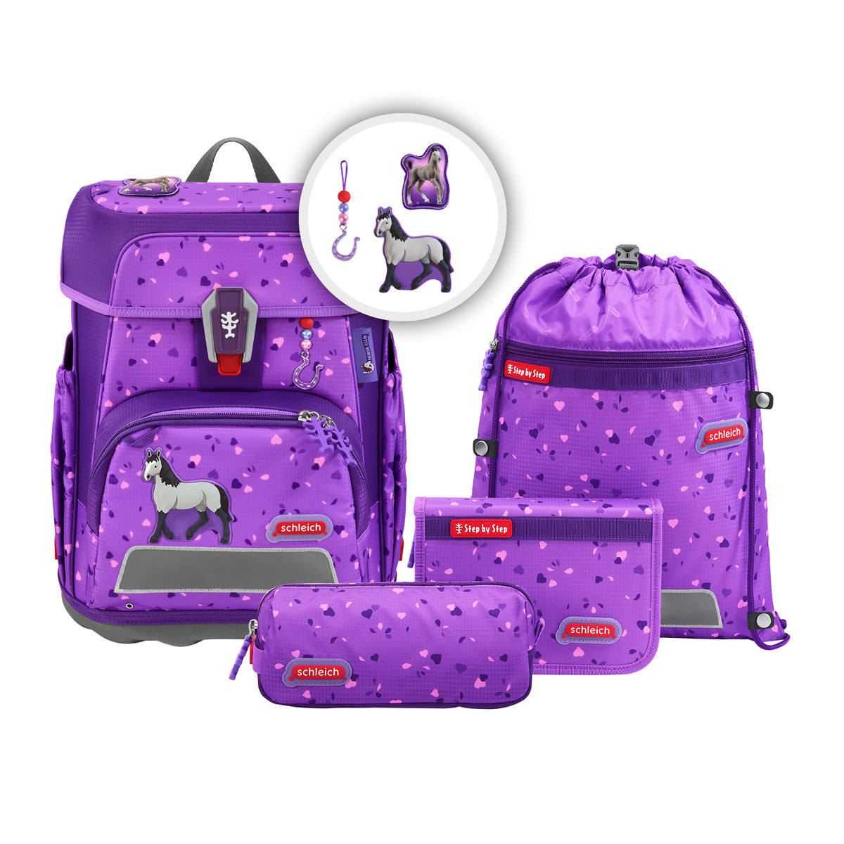 Step by Step Cloud Schleich - Schulranzen-Set 5-teilig