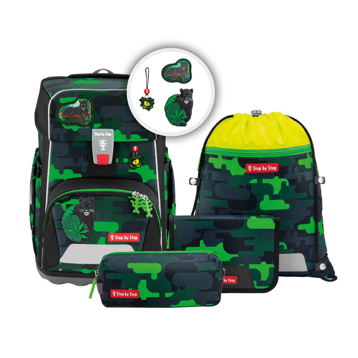 Step by Step Giant - Schulrucksack-Set 5-teilig