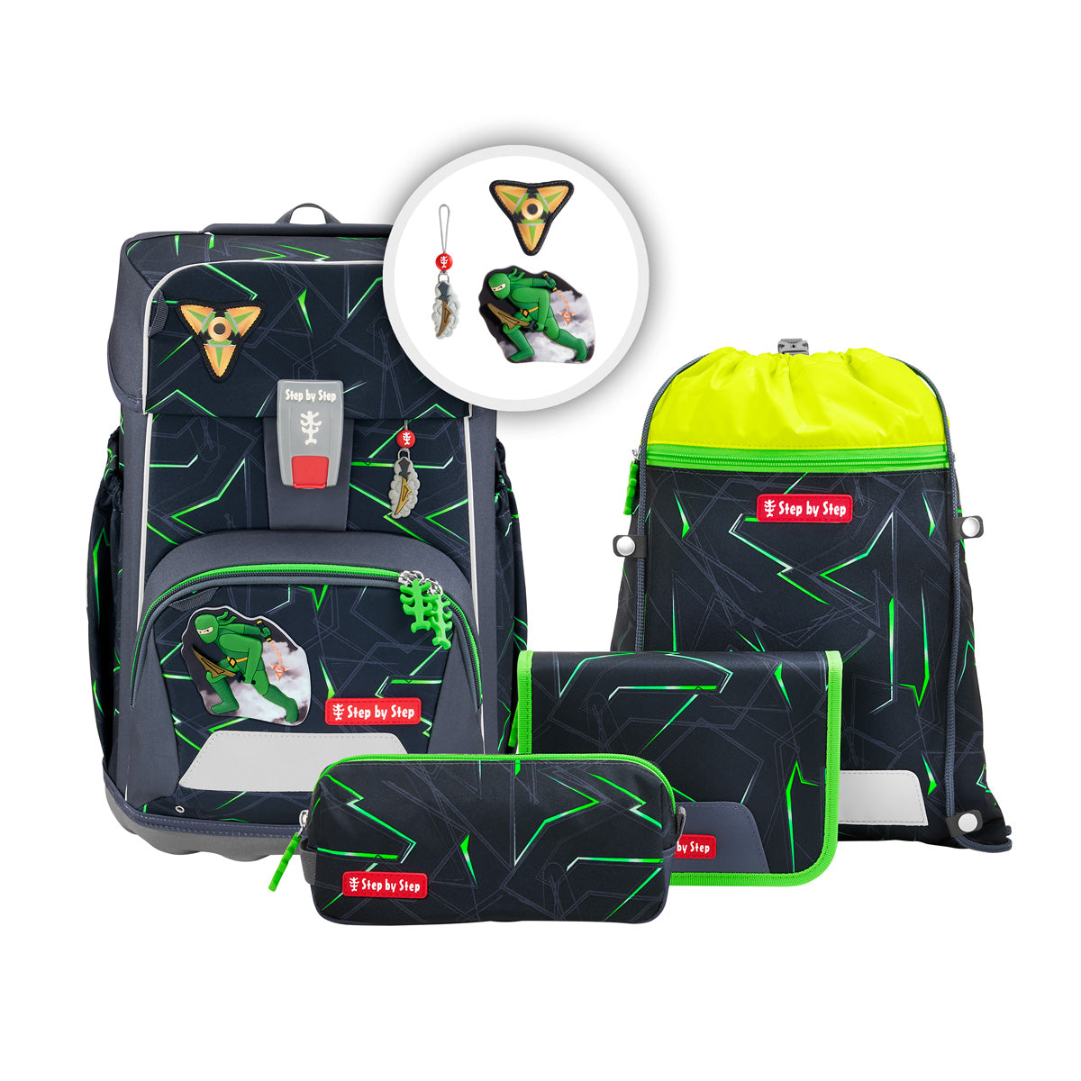 Step by Step Giant - Schulrucksack-Set 5-teilig
