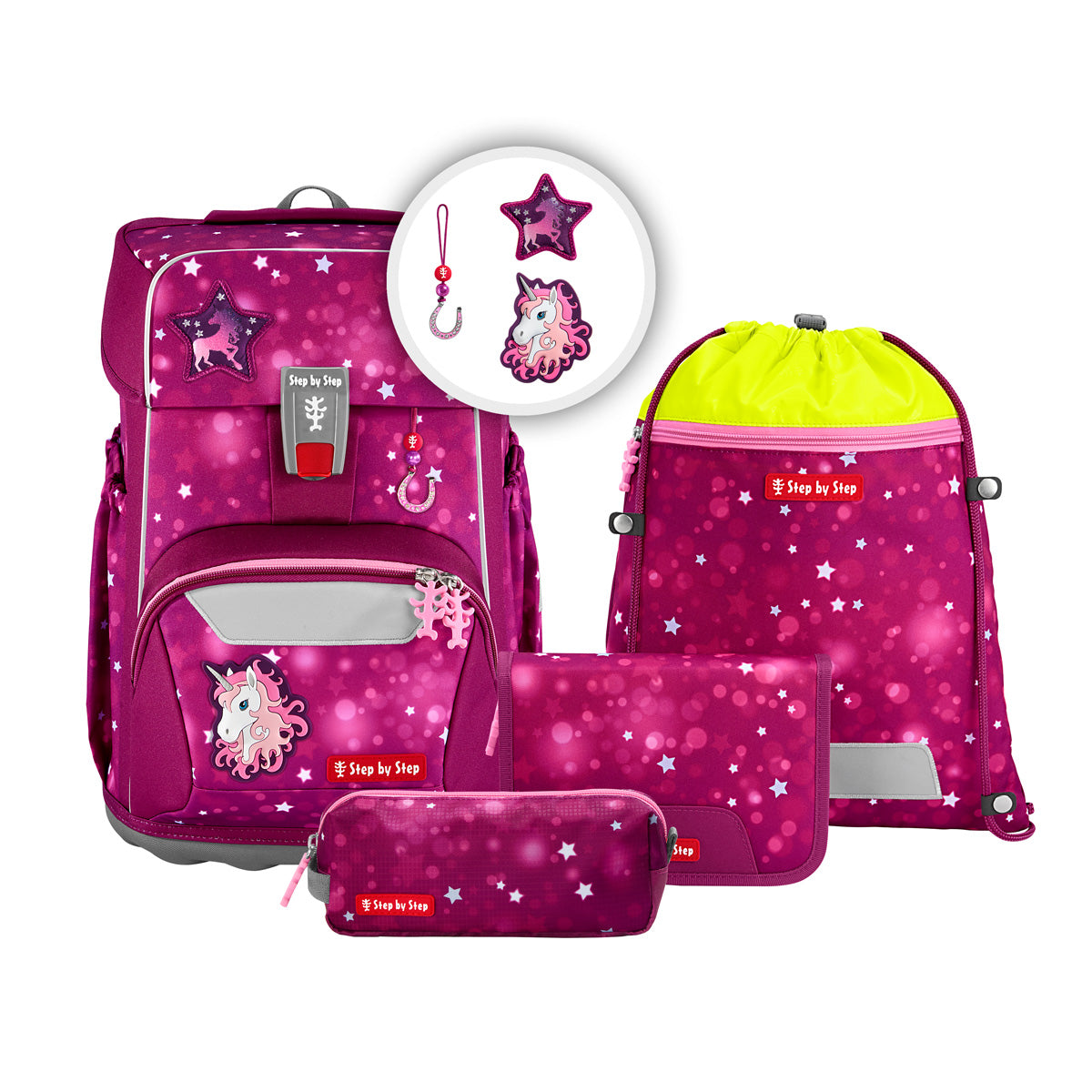Step by Step Giant - Schulrucksack-Set 5-teilig