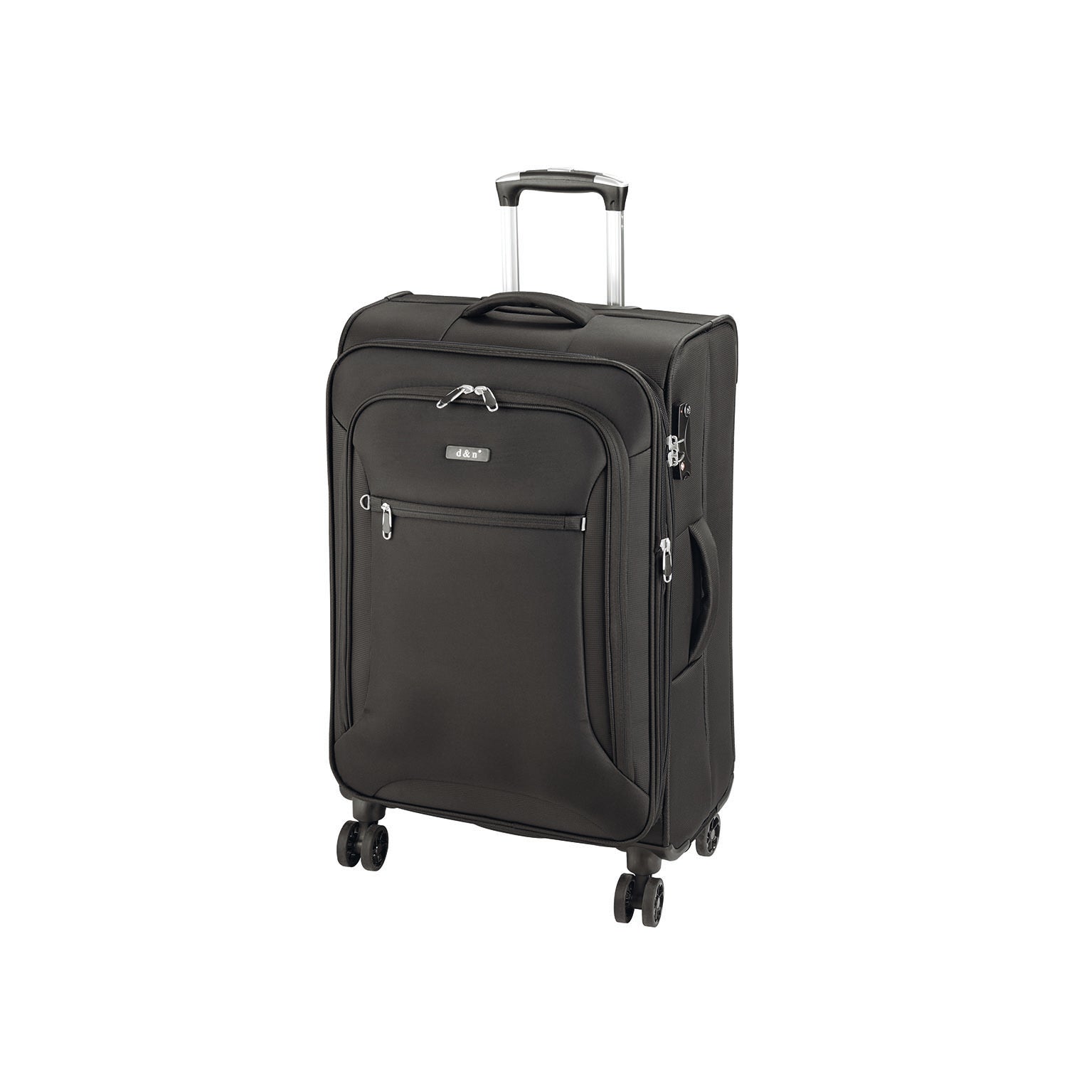 D&N Lederwaren Travel Line 6404 - 4 Rollen Trolley 78cm