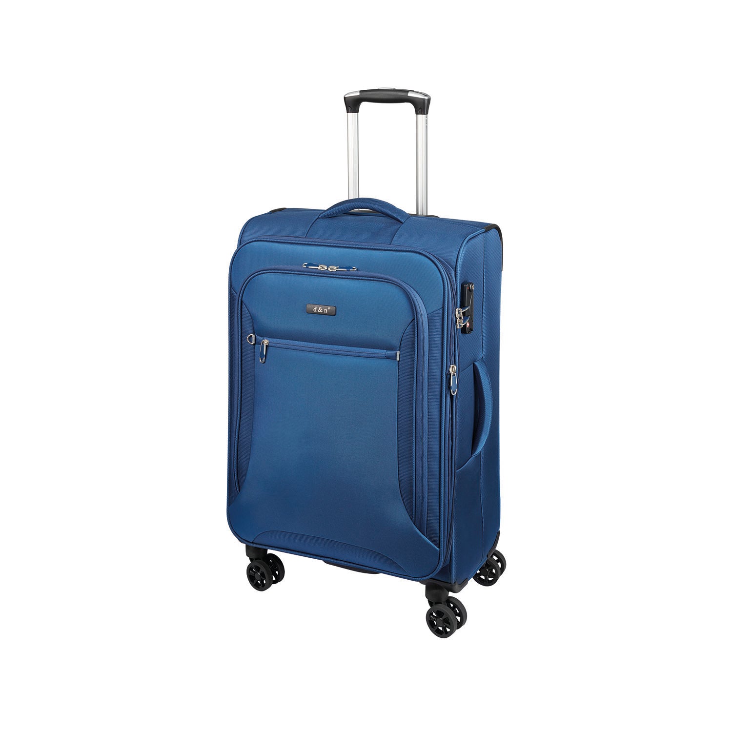 D&N Lederwaren Travel Line 6404 - 4 Rollen Trolley 78cm