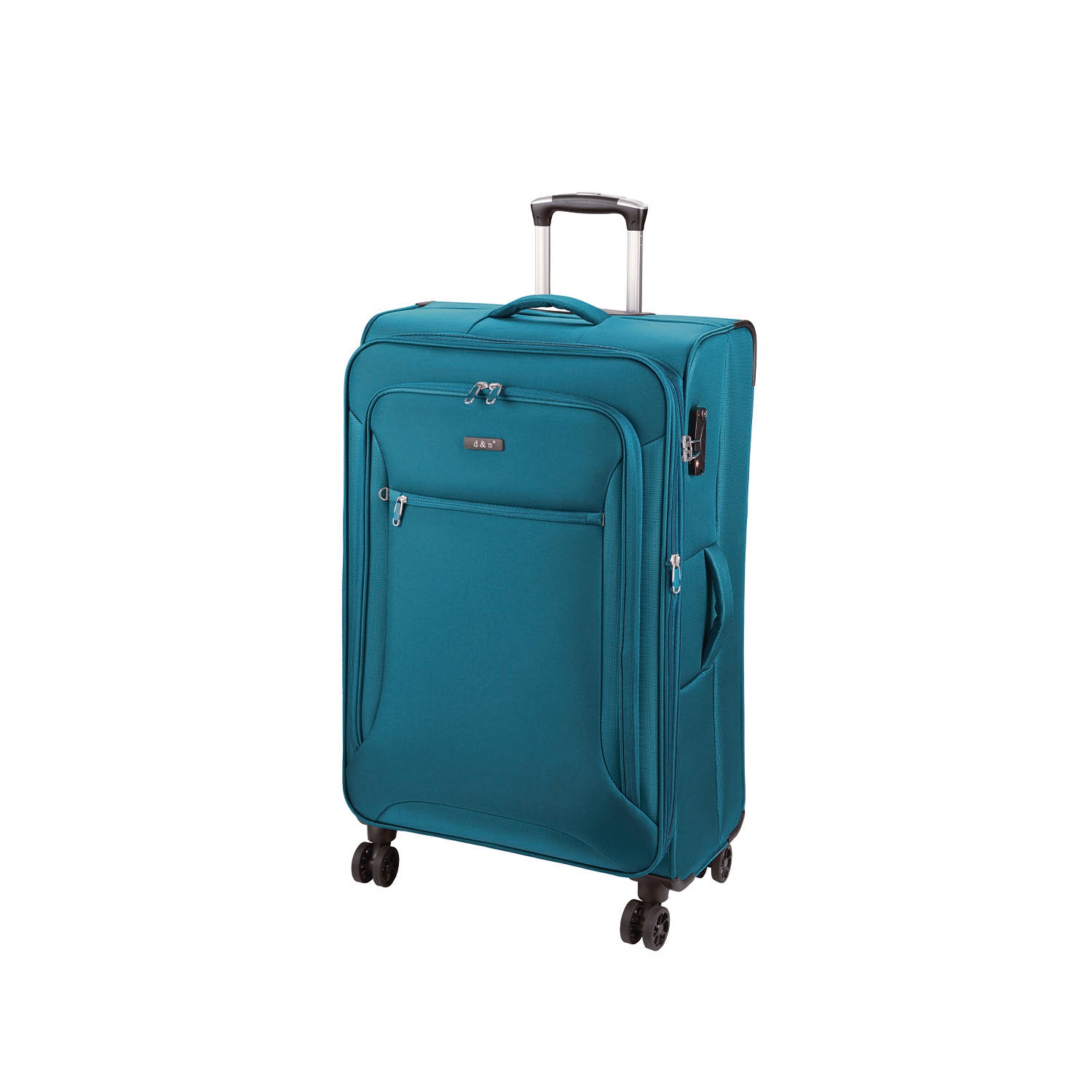 D&N Lederwaren Travel Line 6404 - 4 Rollen Trolley 78cm