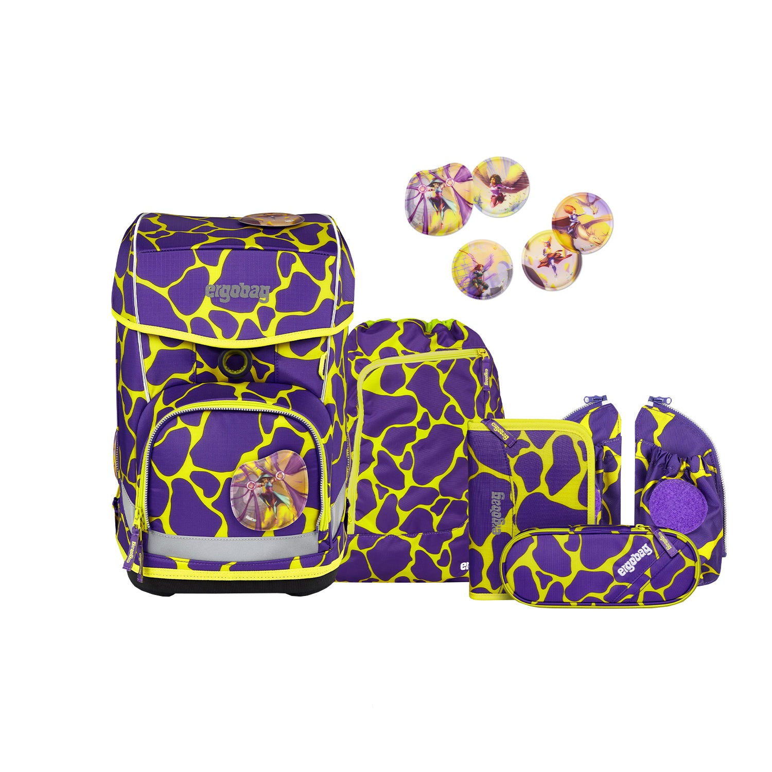 Ergobag Cubo Light Schulranzen-Set 6-teilig 2.4
