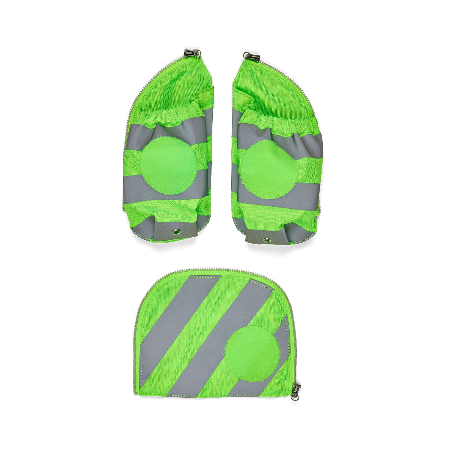 Ergobag Seitentaschen-Set mit Reflektorstreifen