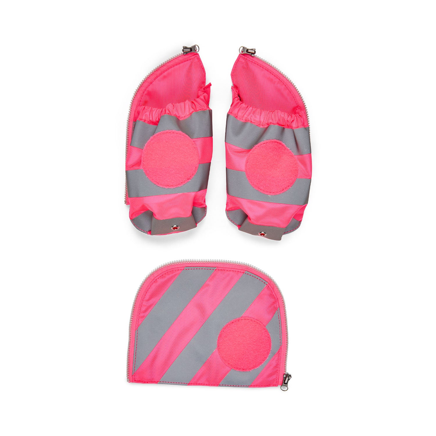 Ergobag Seitentaschen-Set mit Reflektorstreifen