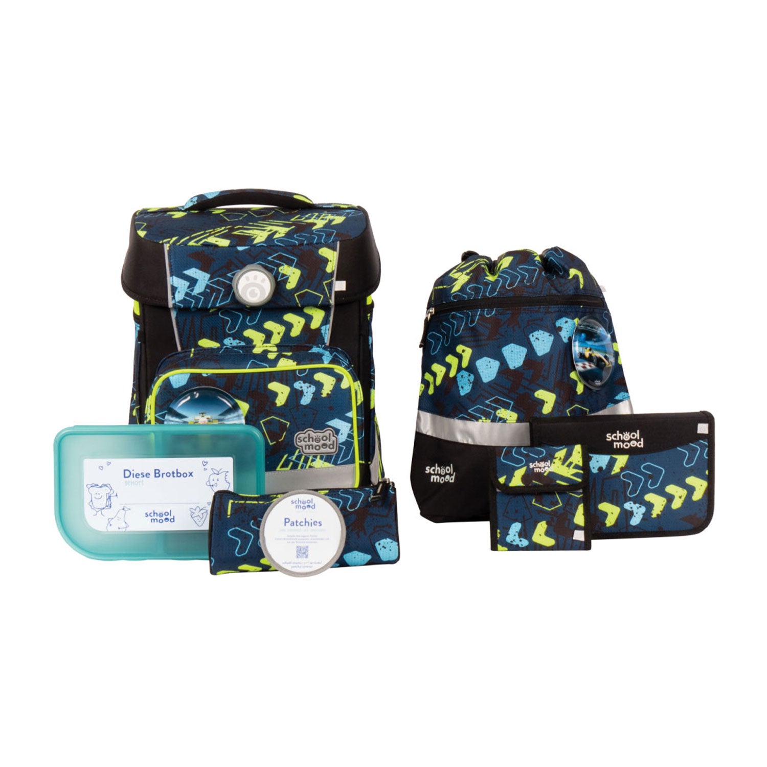 School Mood Champion Maxx - 7-teiliges Schulranzenset