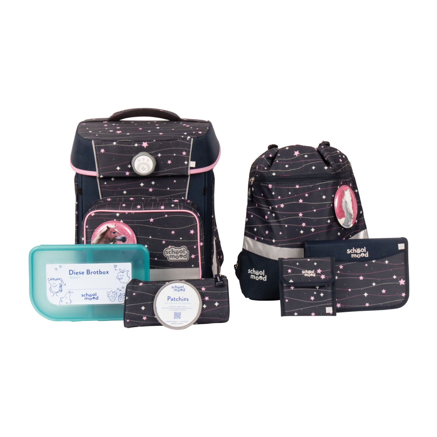 School Mood Champion Maxx - 7-teiliges Schulranzenset