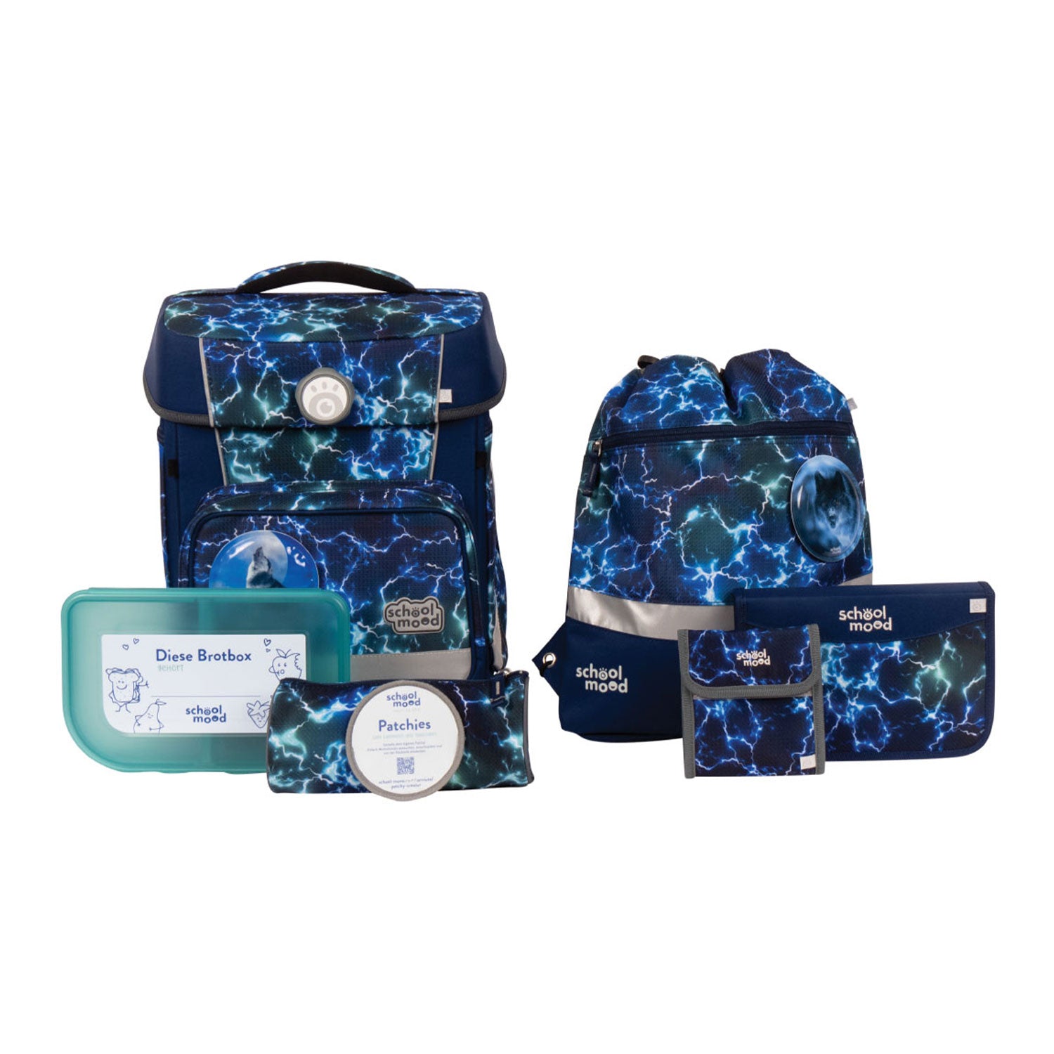 School Mood Champion Maxx - 7-teiliges Schulranzenset