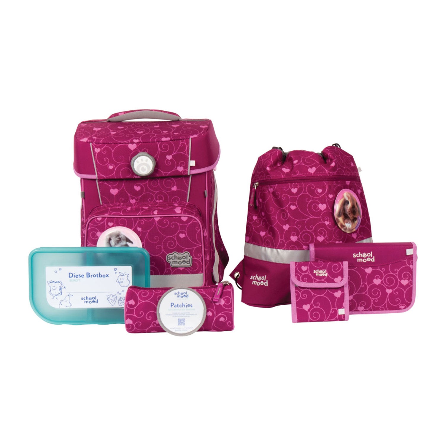 School Mood Champion Maxx - 7-teiliges Schulranzenset