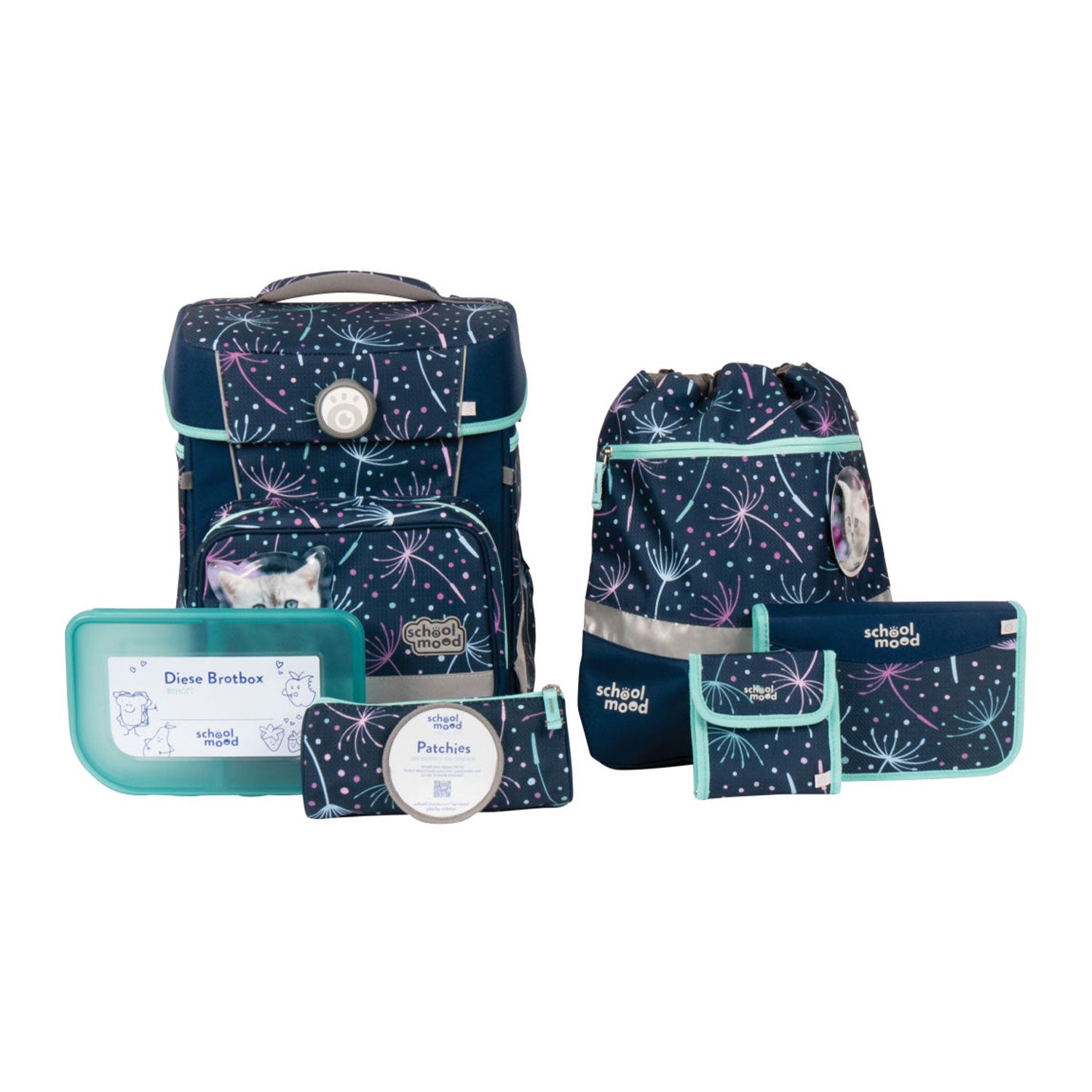 School Mood Champion Maxx - 7-teiliges Schulranzenset