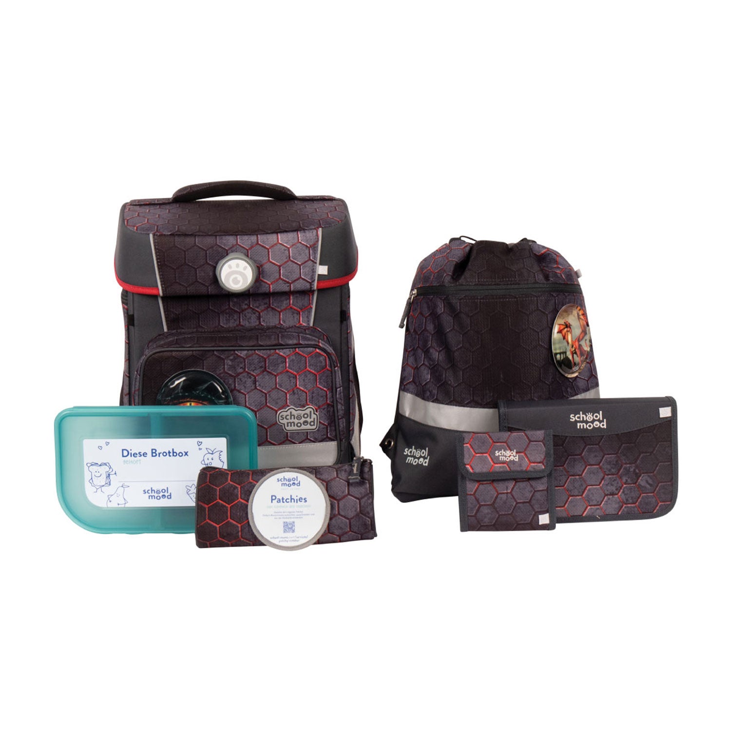 School Mood Champion Maxx - 7-teiliges Schulranzenset