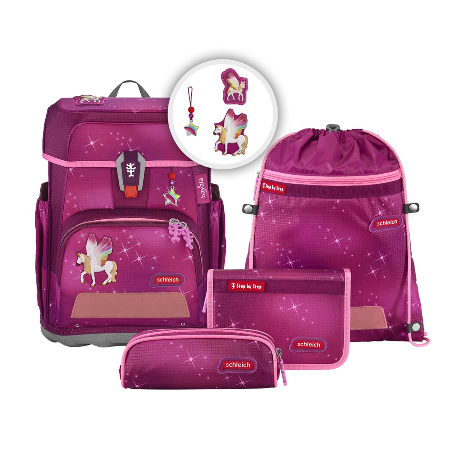 Step by Step Cloud Schleich - Schulranzen-Set 5-teilig