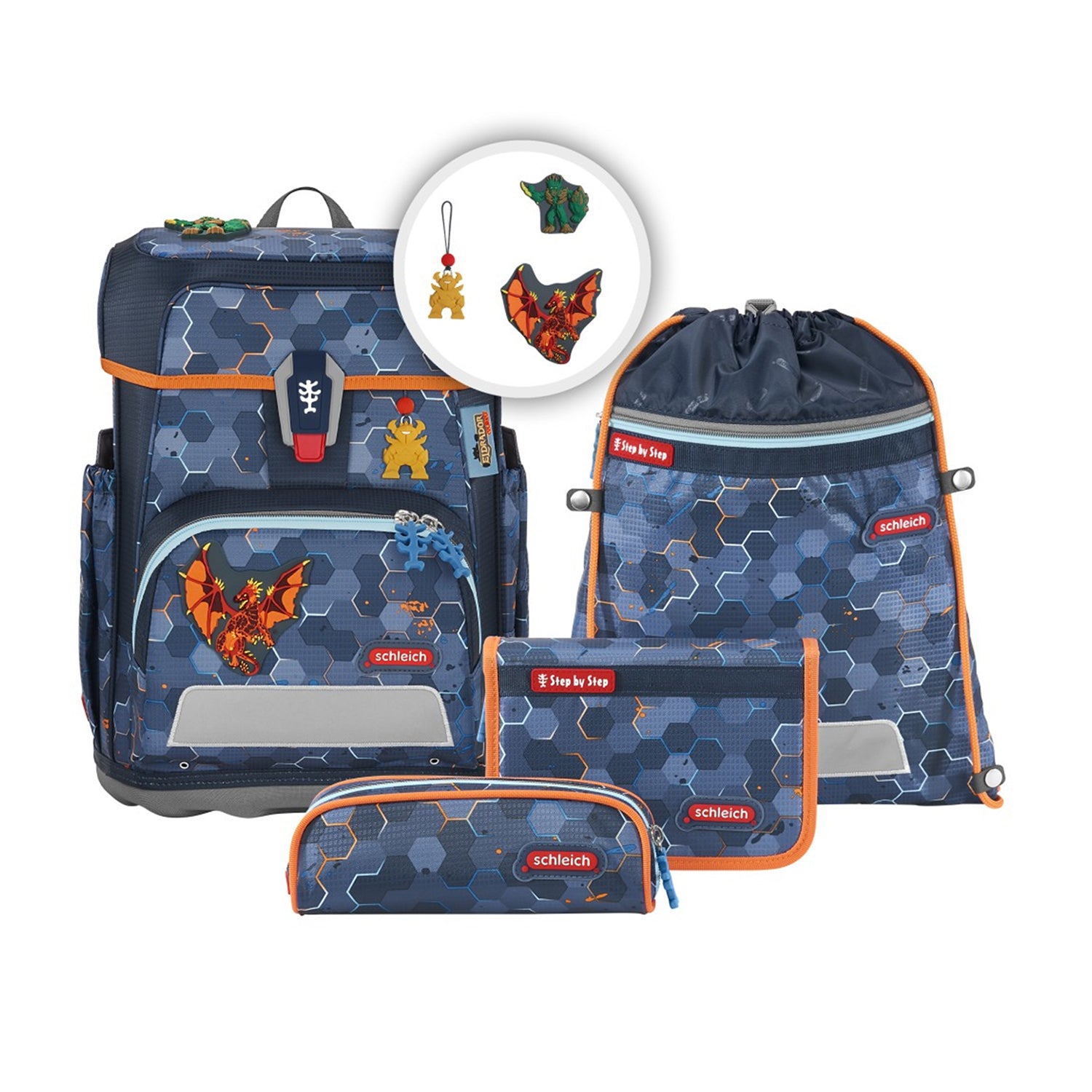 Step by Step Cloud Schleich - Schulranzen-Set 5-teilig