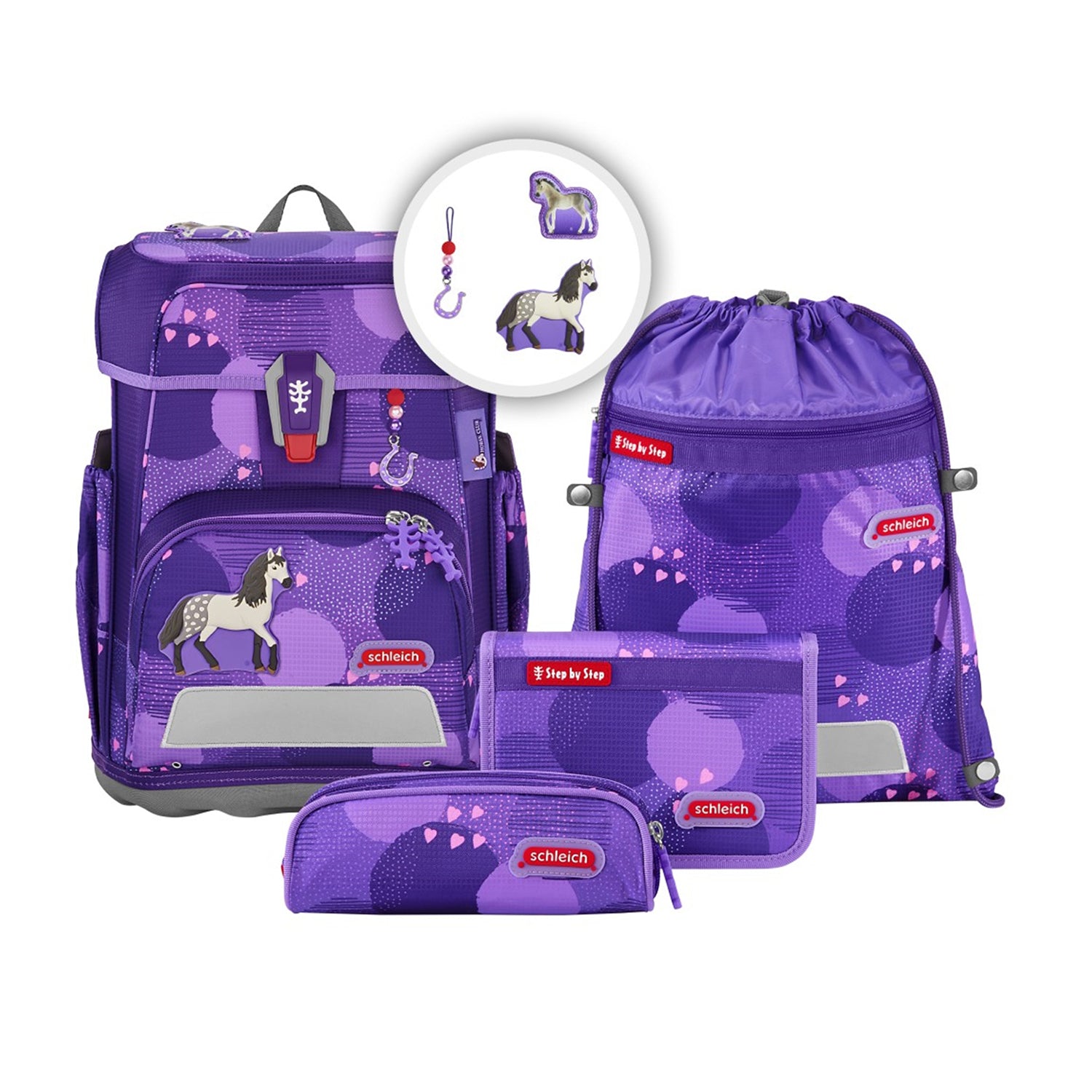Step by Step Cloud Schleich - Schulranzen-Set 5-teilig