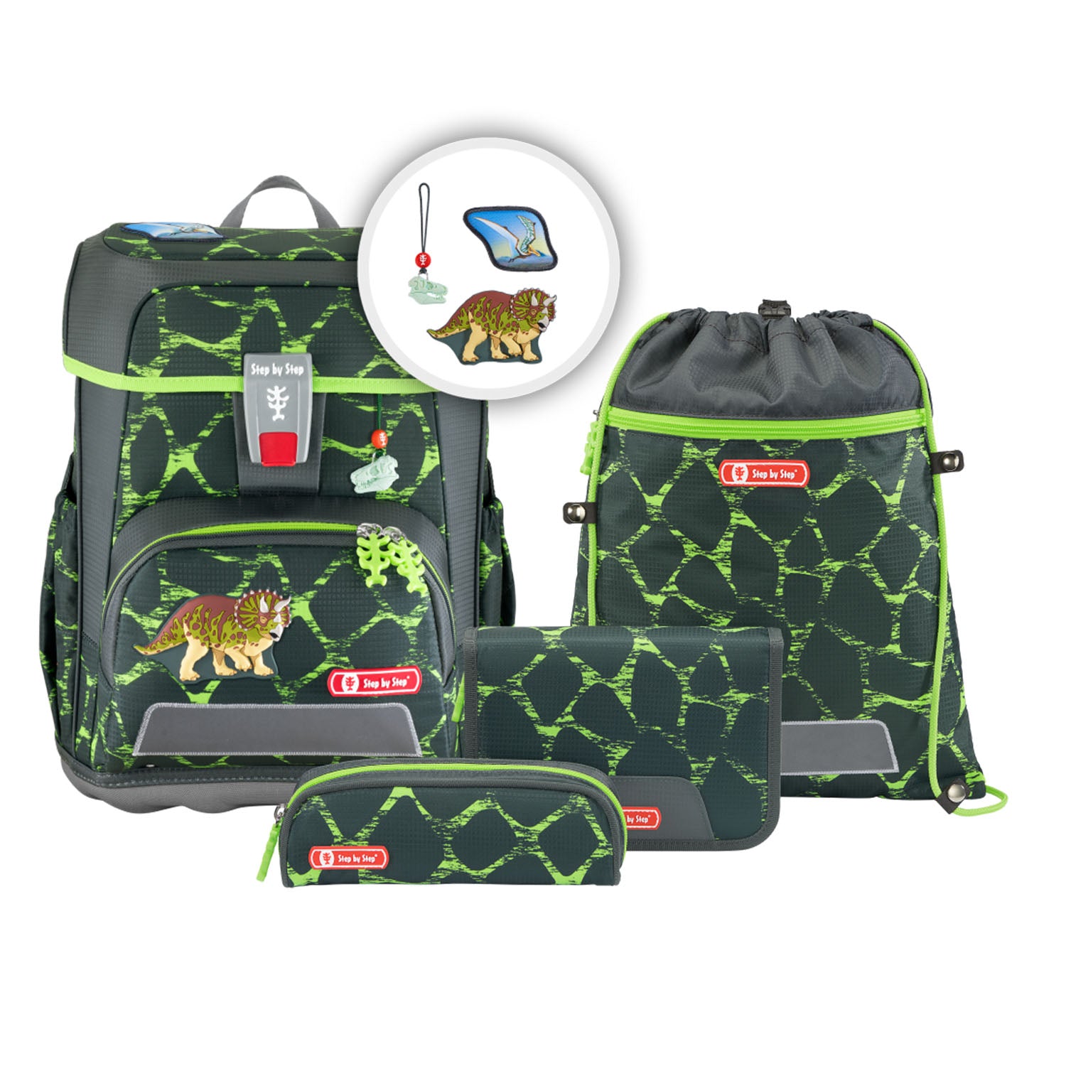 Step by Step Cloud - Schulranzen-Set 5-teilig