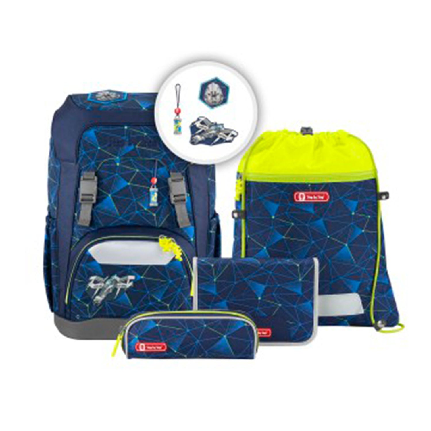 Step by Step Giant - Schulrucksack-Set 5-teilig