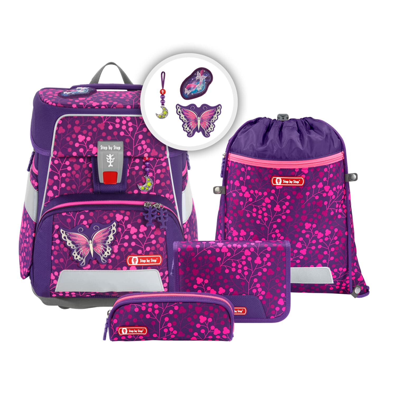 Step by Step Space Shine - Schulranzen-Set 5-teilig