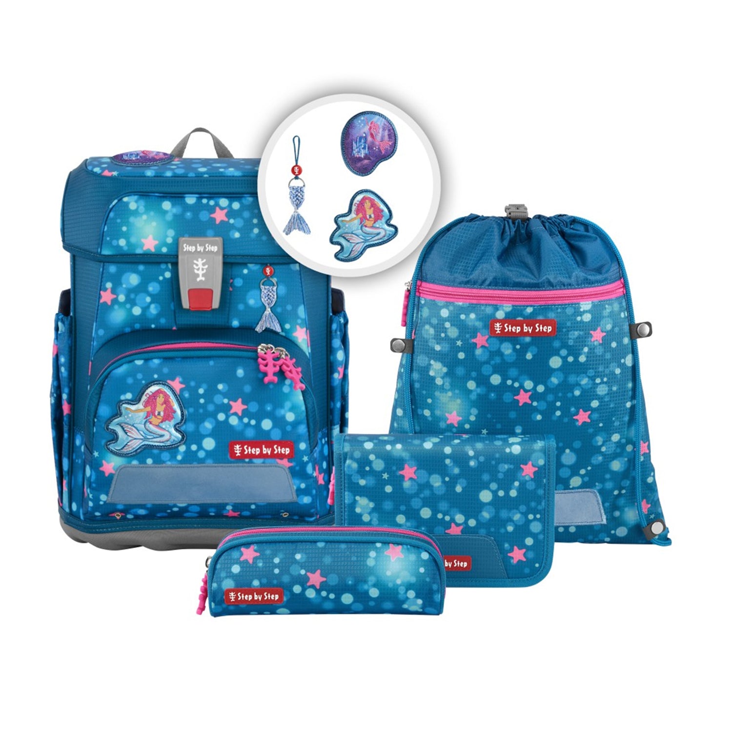 Step by Step Cloud - Schulranzen-Set 5-teilig