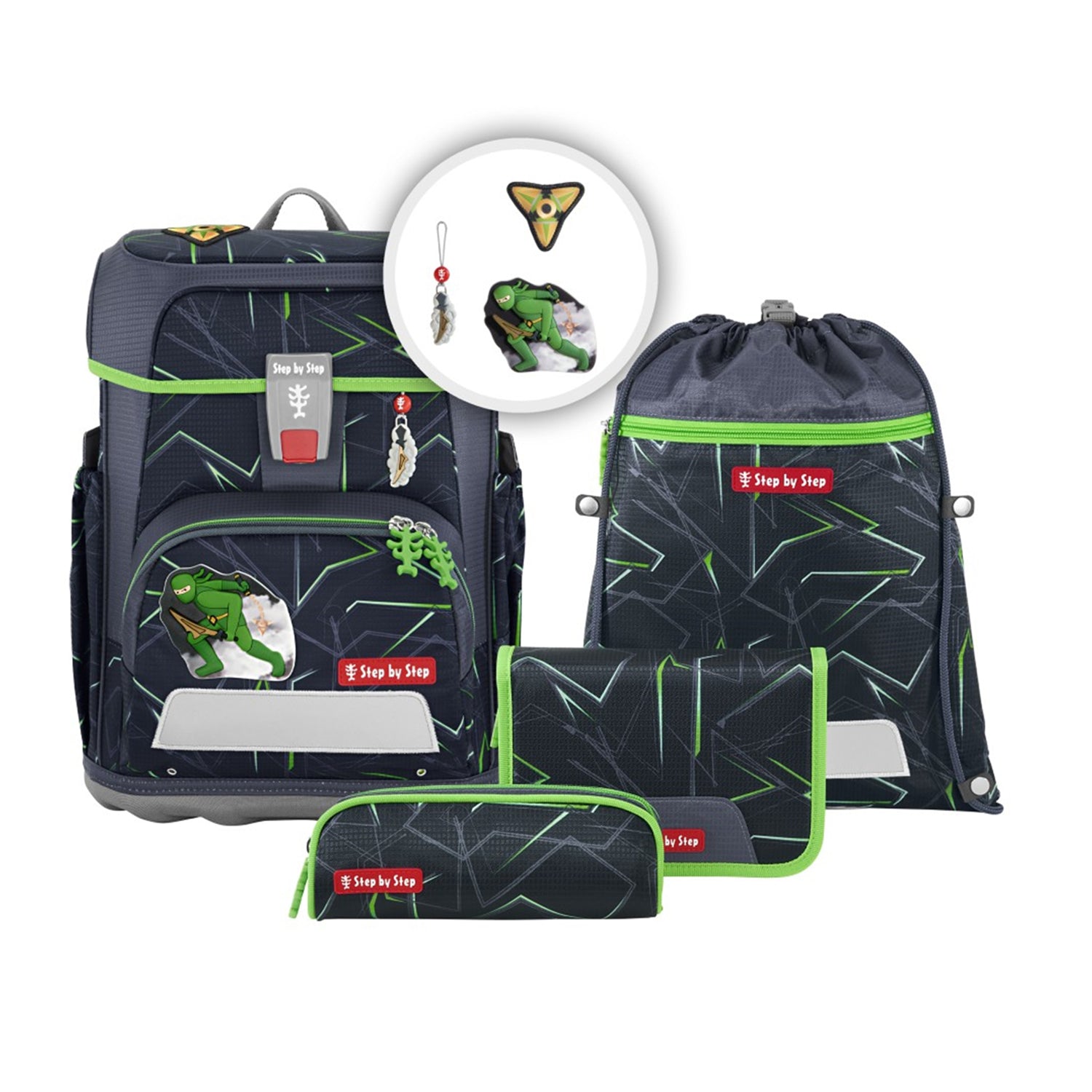 Step by Step Cloud - Schulranzen-Set 5-teilig