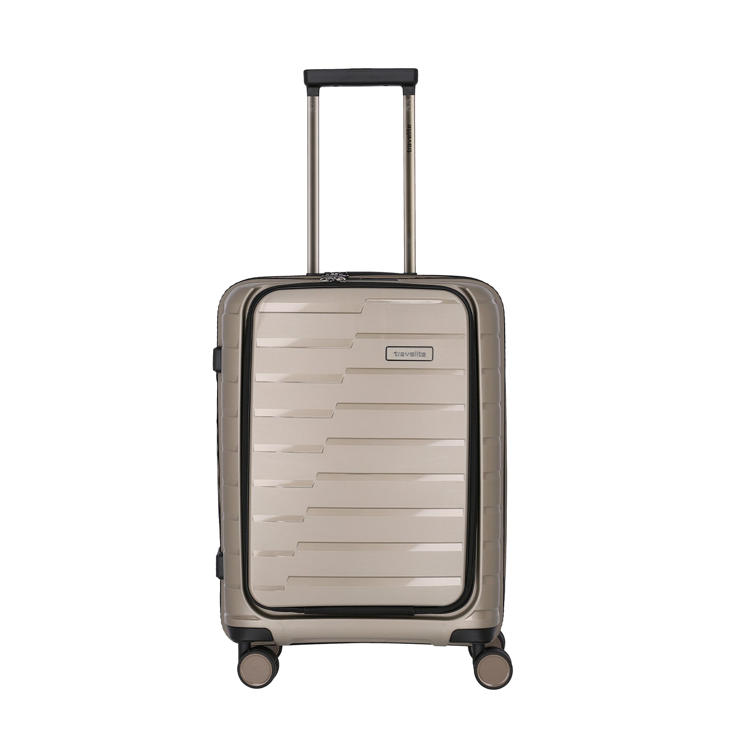 Travelite Air Base 4-Rollen Trolley S mit Vortasche