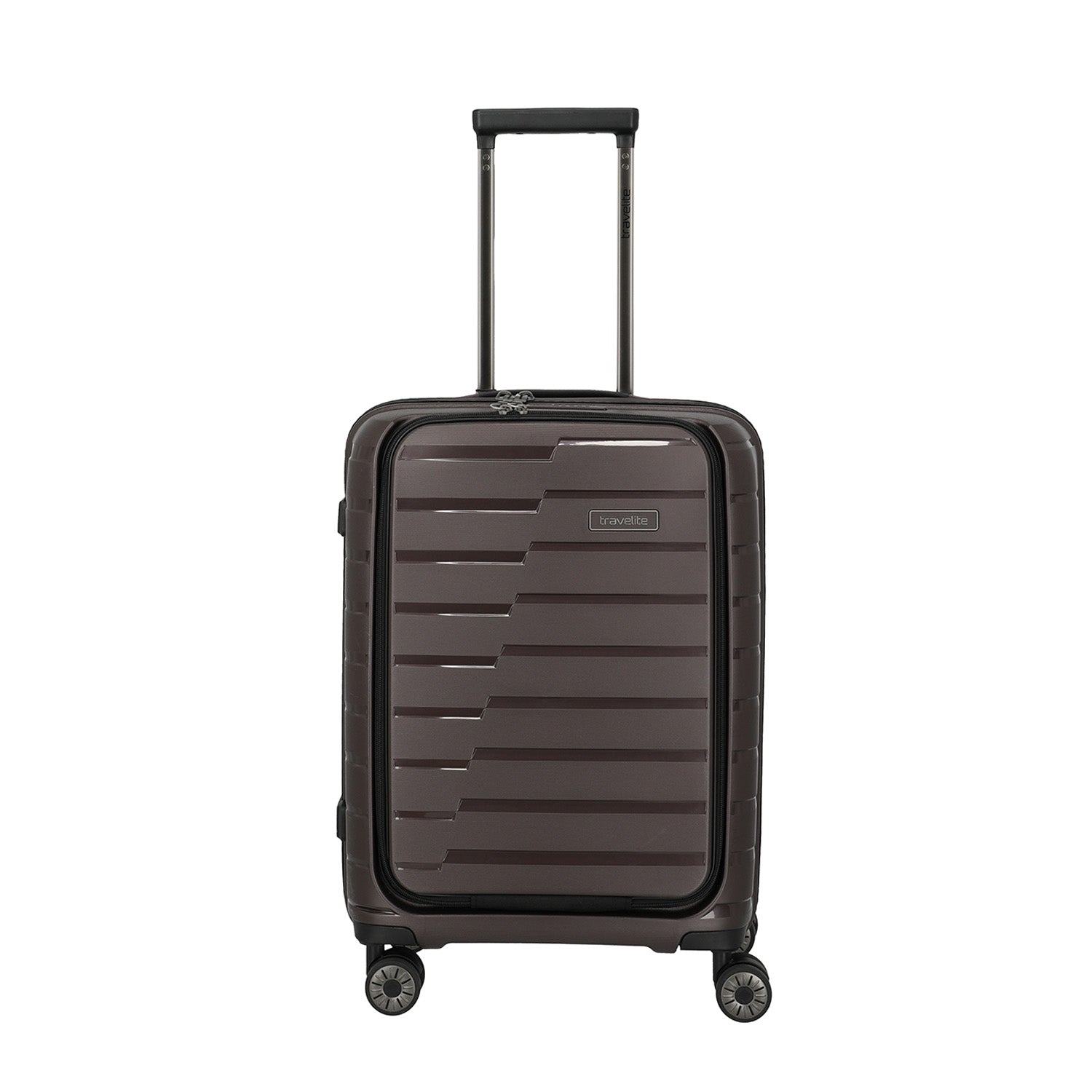 Travelite Air Base 4-Rollen Trolley S mit Vortasche