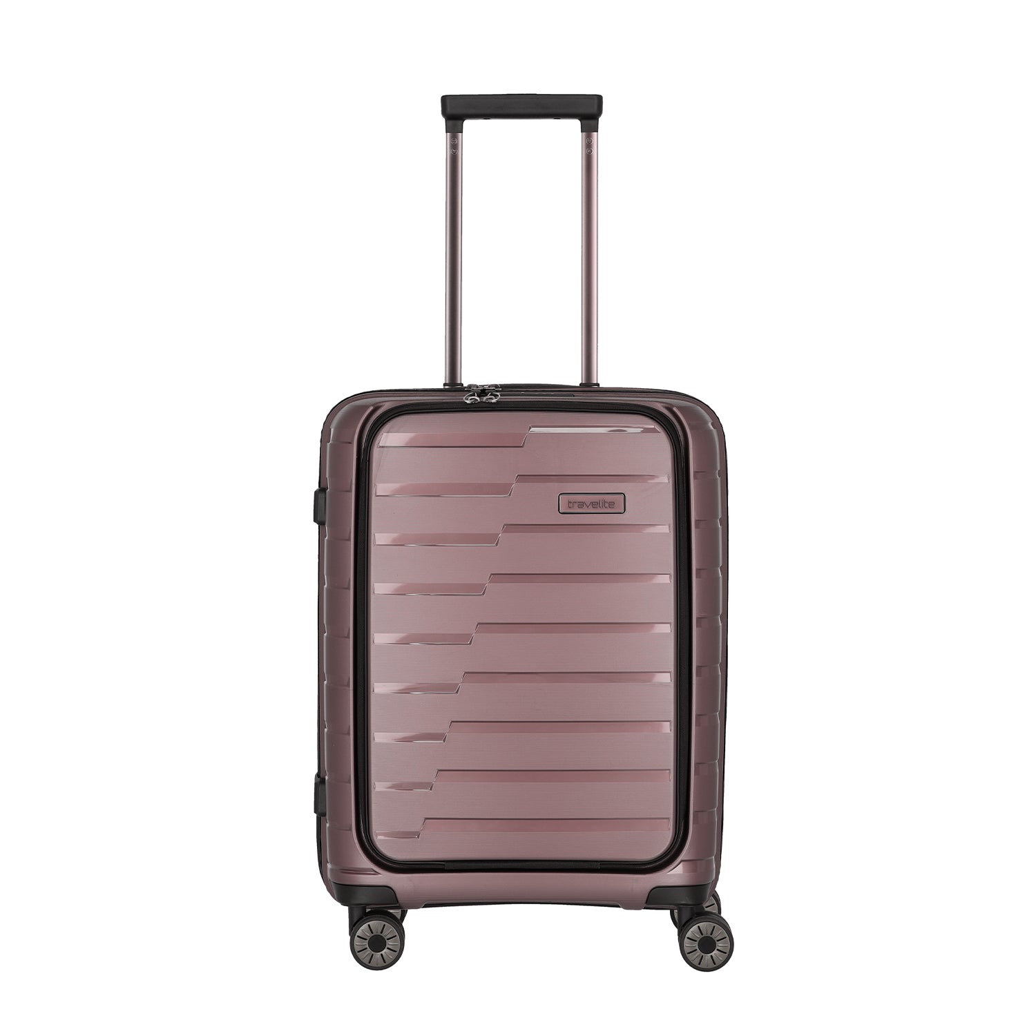 Travelite Air Base 4-Rollen Trolley S mit Vortasche