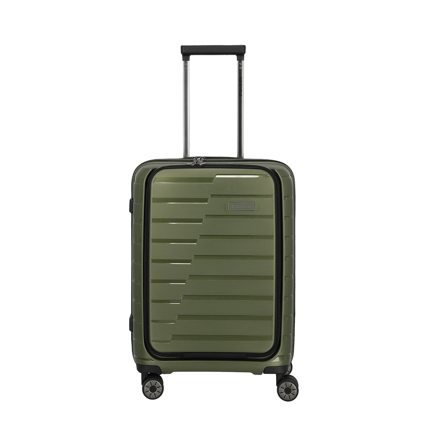 Travelite Air Base 4-Rollen Trolley S mit Vortasche