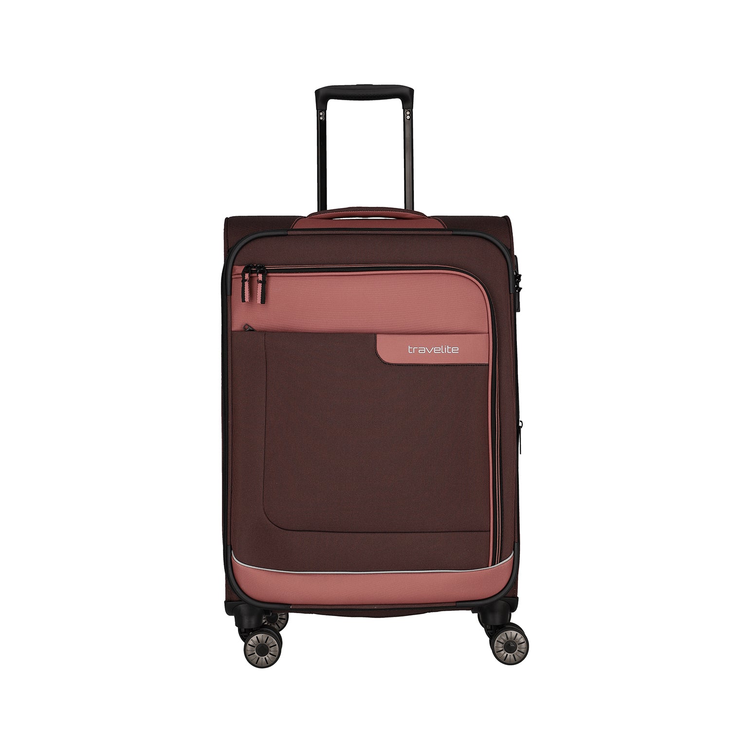 Travelite Viia - 4 Rollen Trolley mit Erweiterung M 67cm