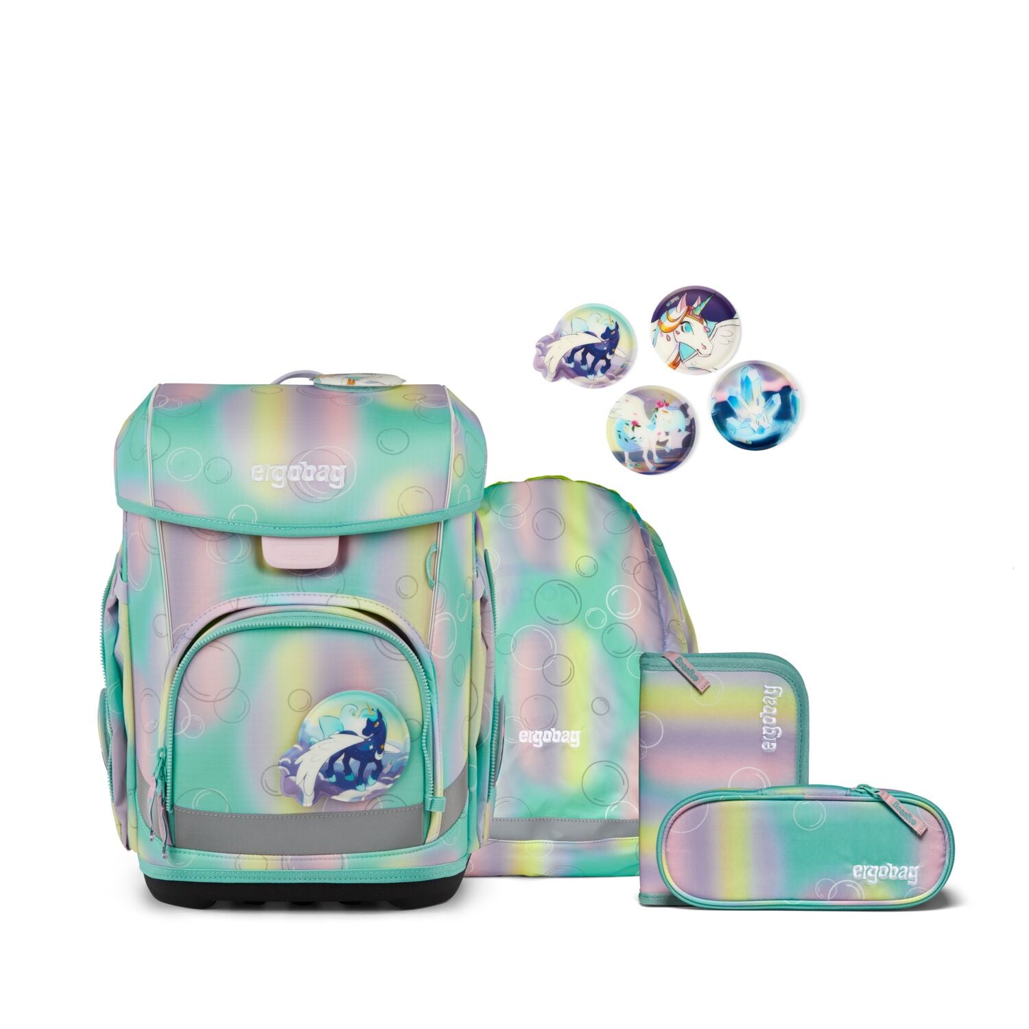 Ergobag Cubo Light Schulranzen-Set 5-teilig