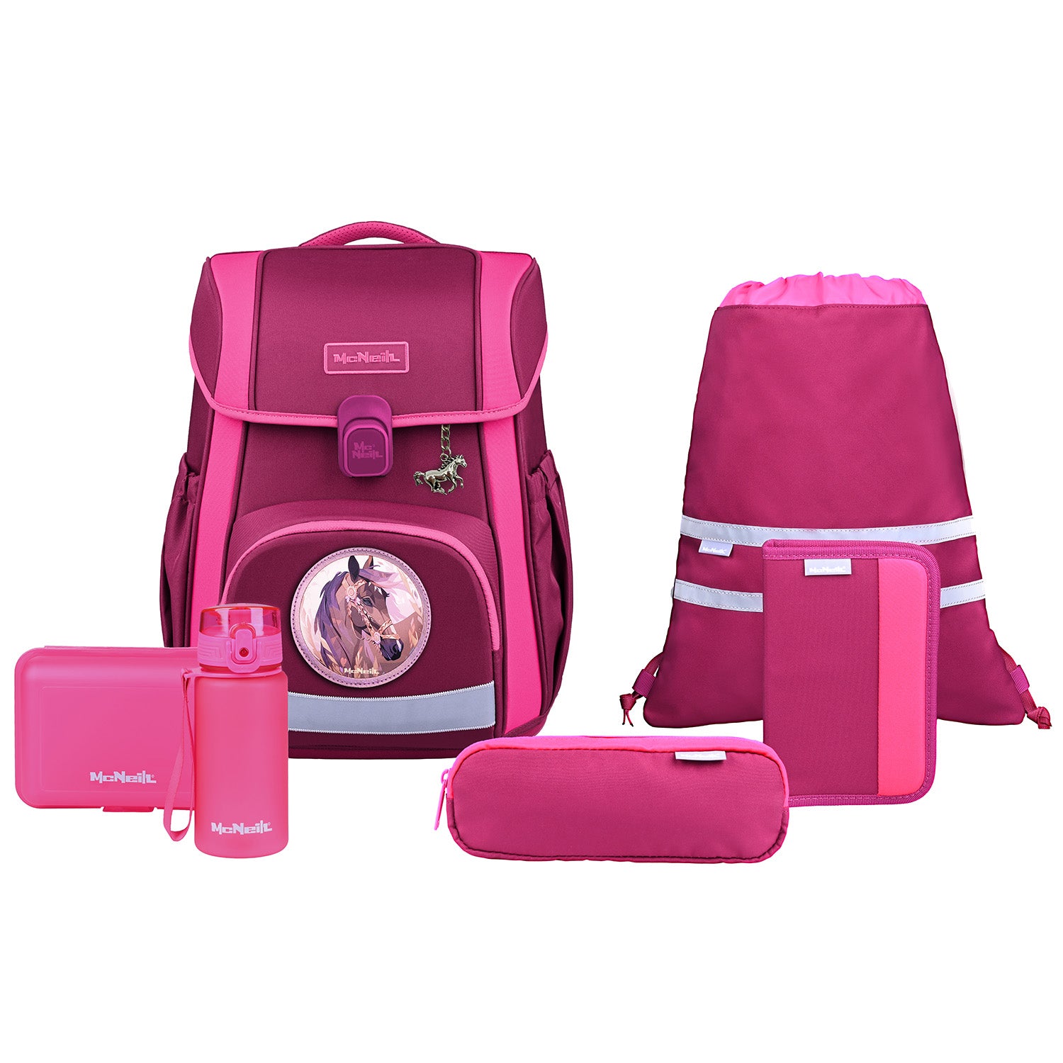 McNeill Bravo Schulranzen-Set 9-teilig