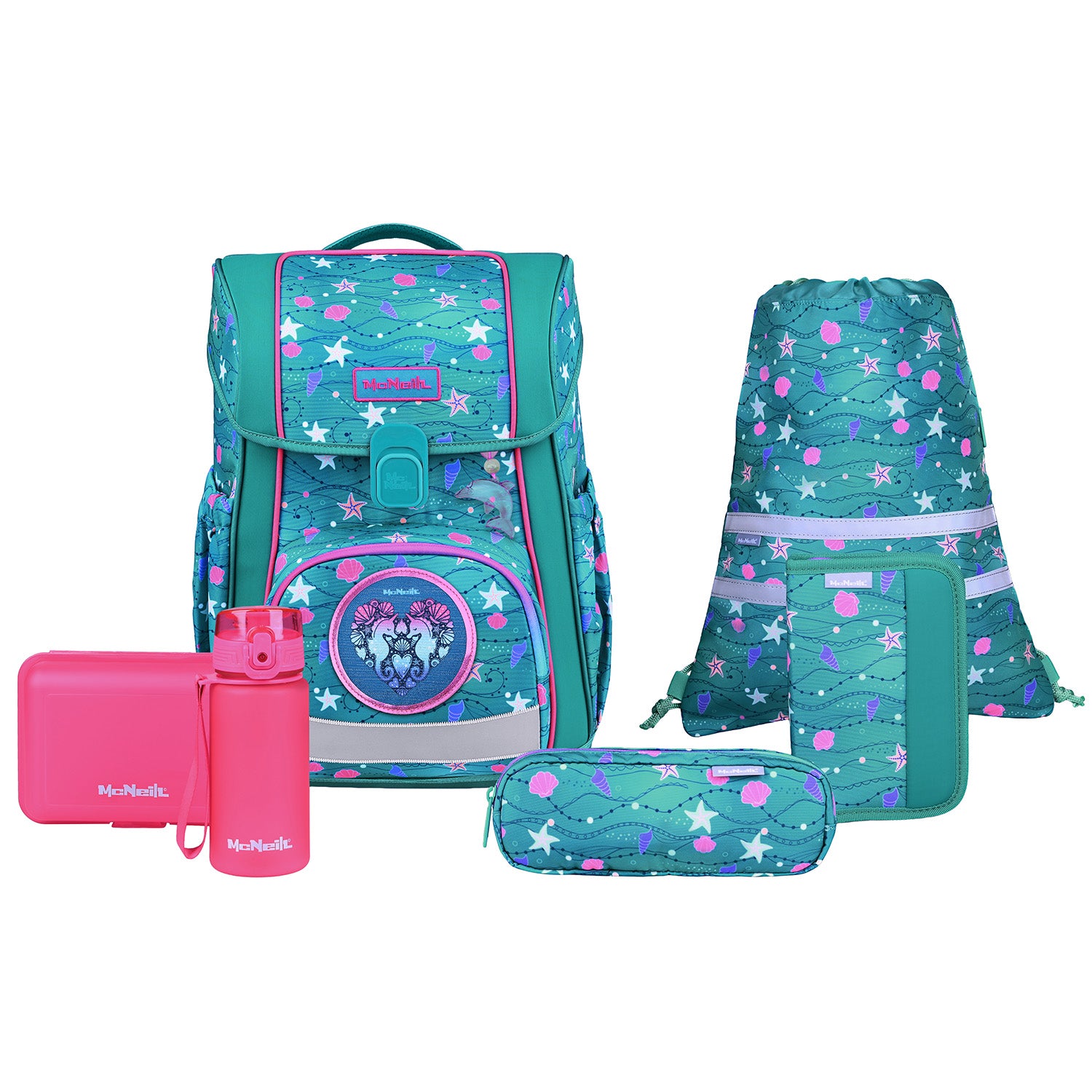 McNeill Bravo Schulranzen-Set 9-teilig