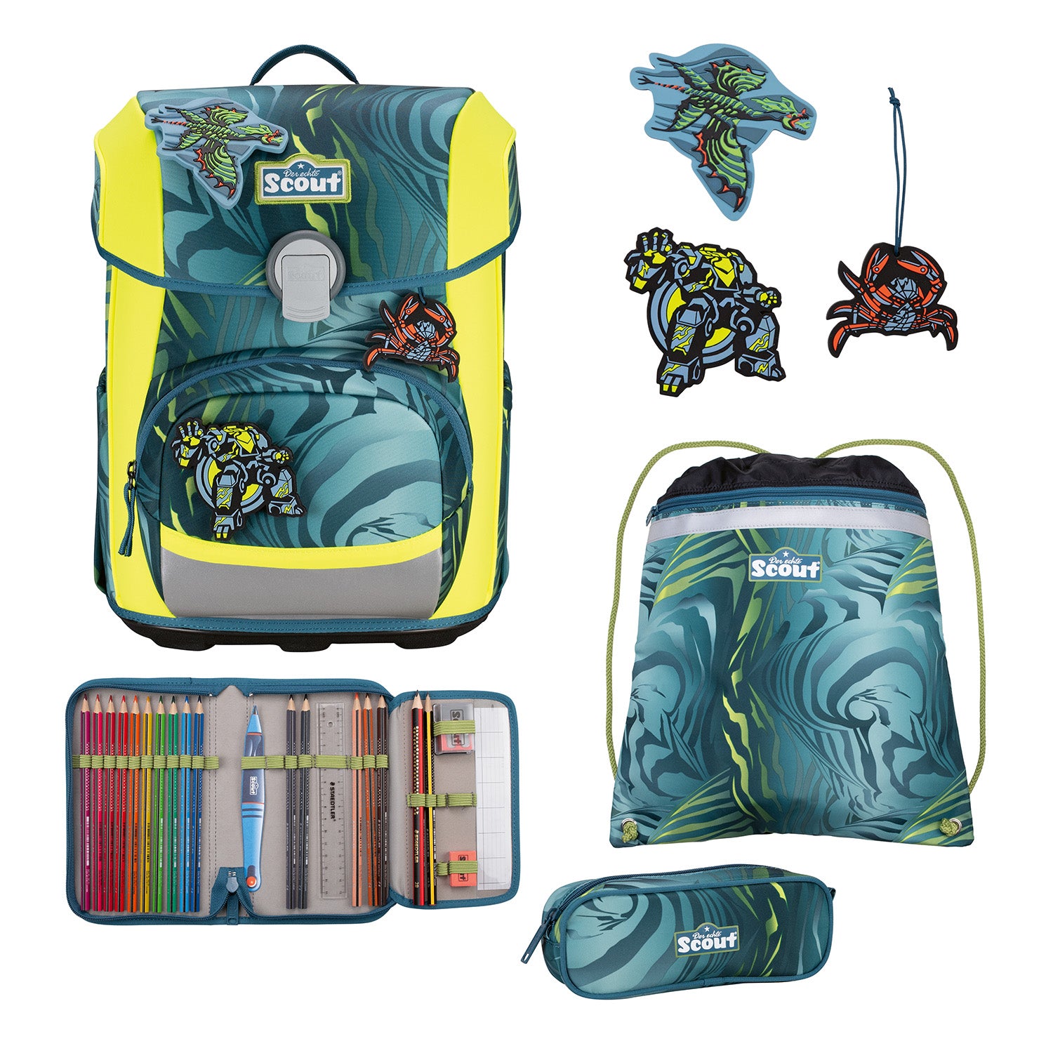 Scout Neo Schulranzen-Set 4-teilig