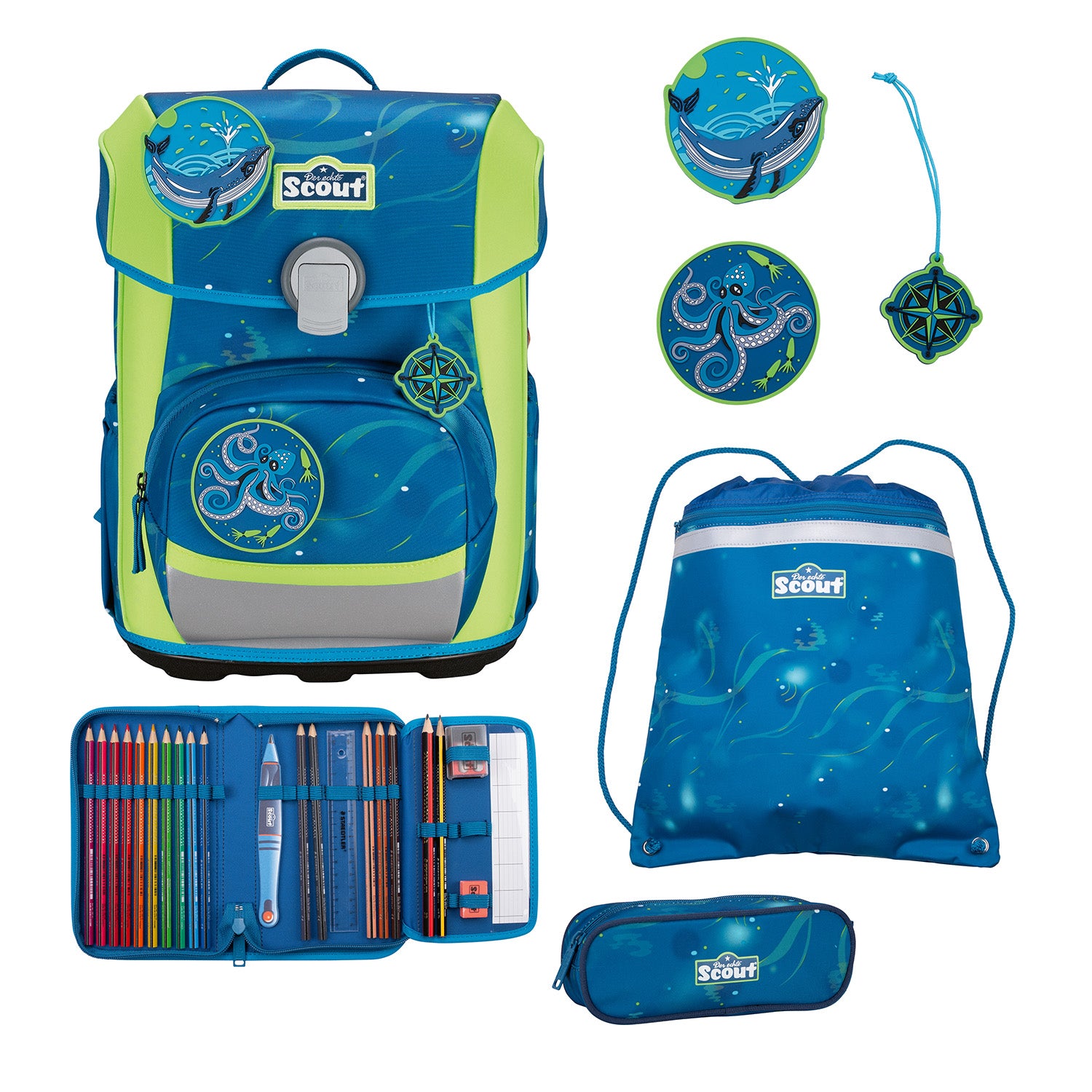 Scout Neo Schulranzen-Set 4-teilig