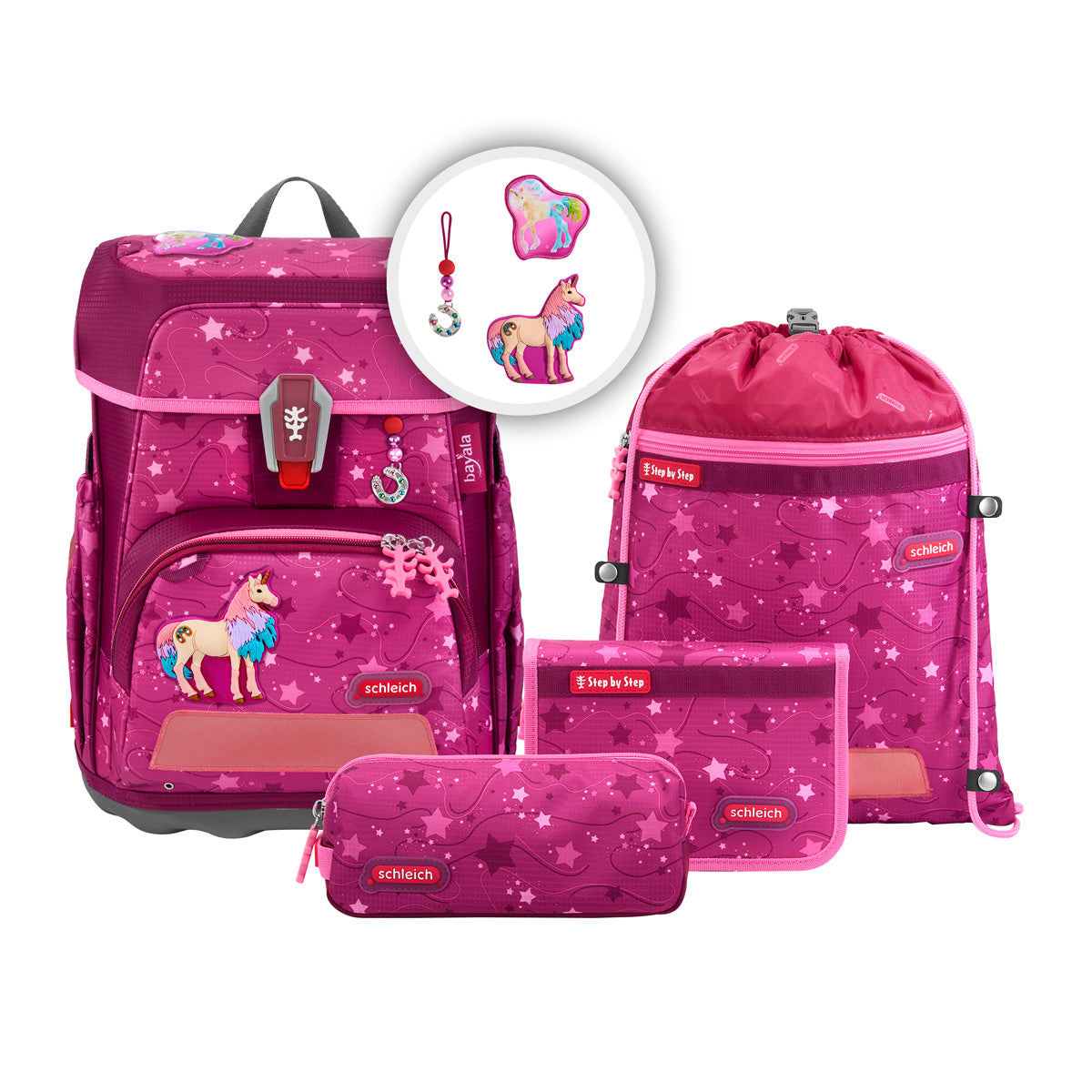 Step by Step Cloud Schleich - Schulranzen-Set 5-teilig