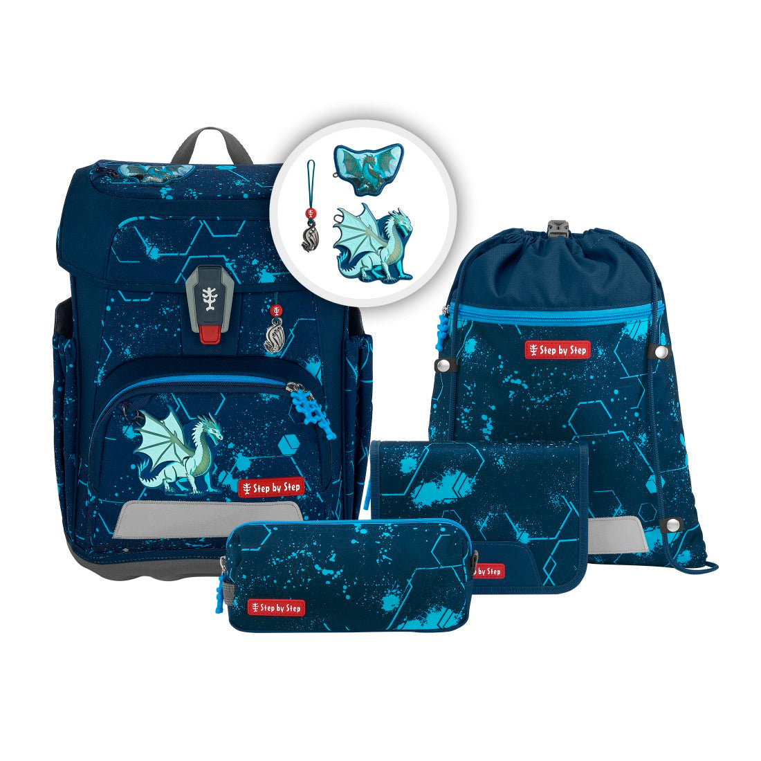 Step by Step Cloud Shine Schulranzen-Set 5-teilig