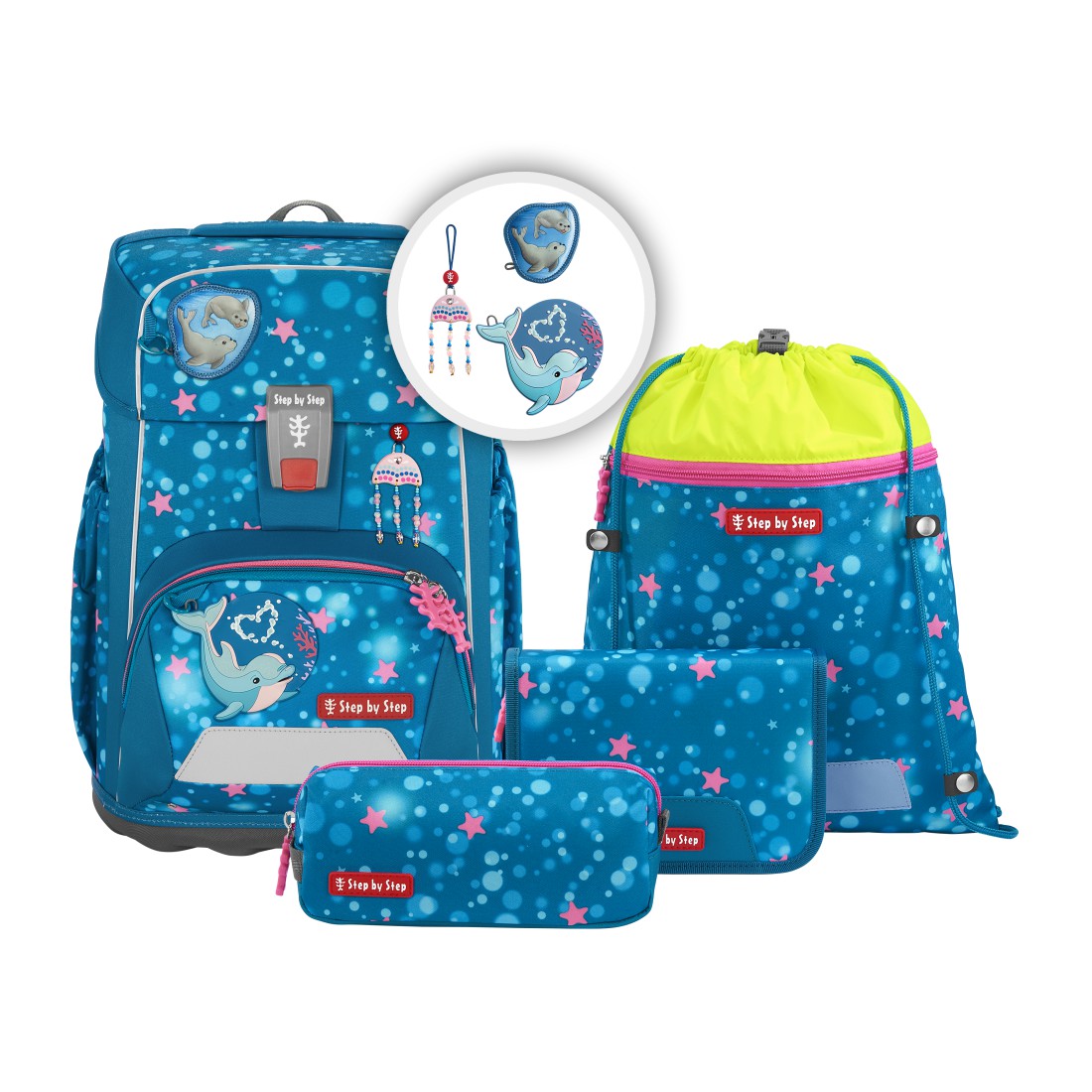 Step by Step Giant - Schulrucksack-Set 5-teilig
