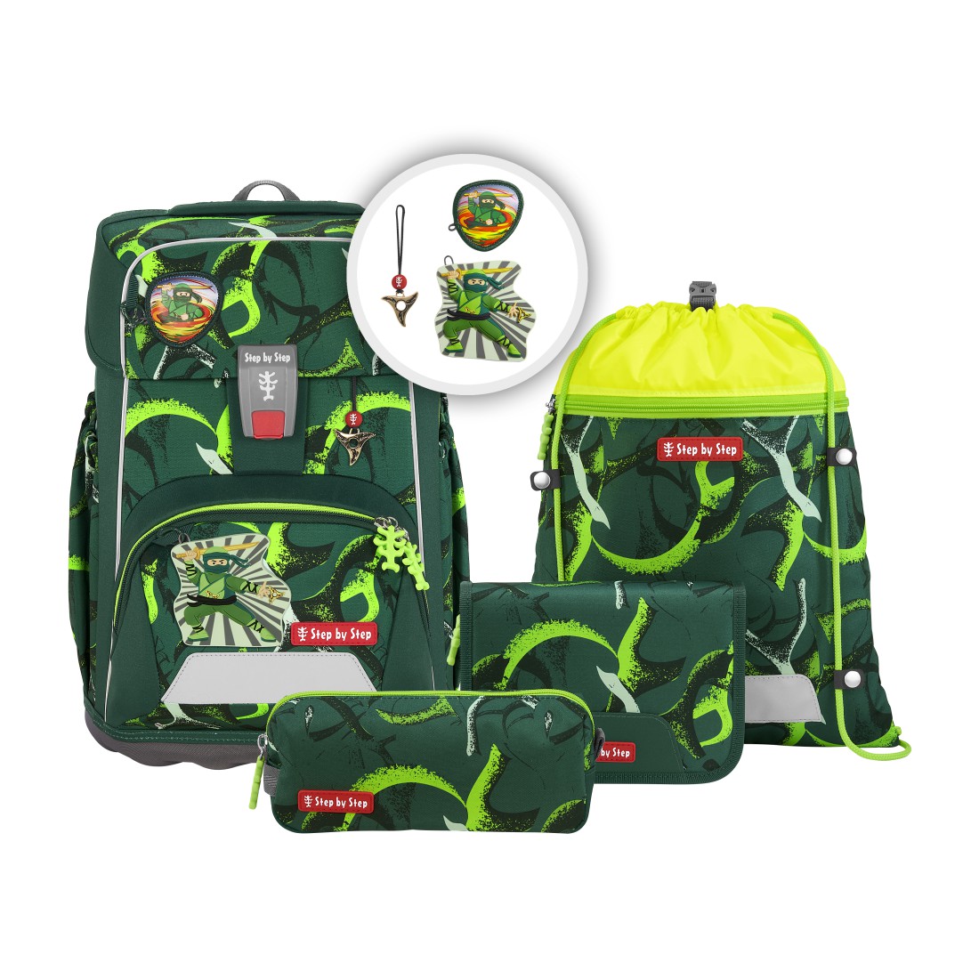 Step by Step Giant - Schulrucksack-Set 5-teilig